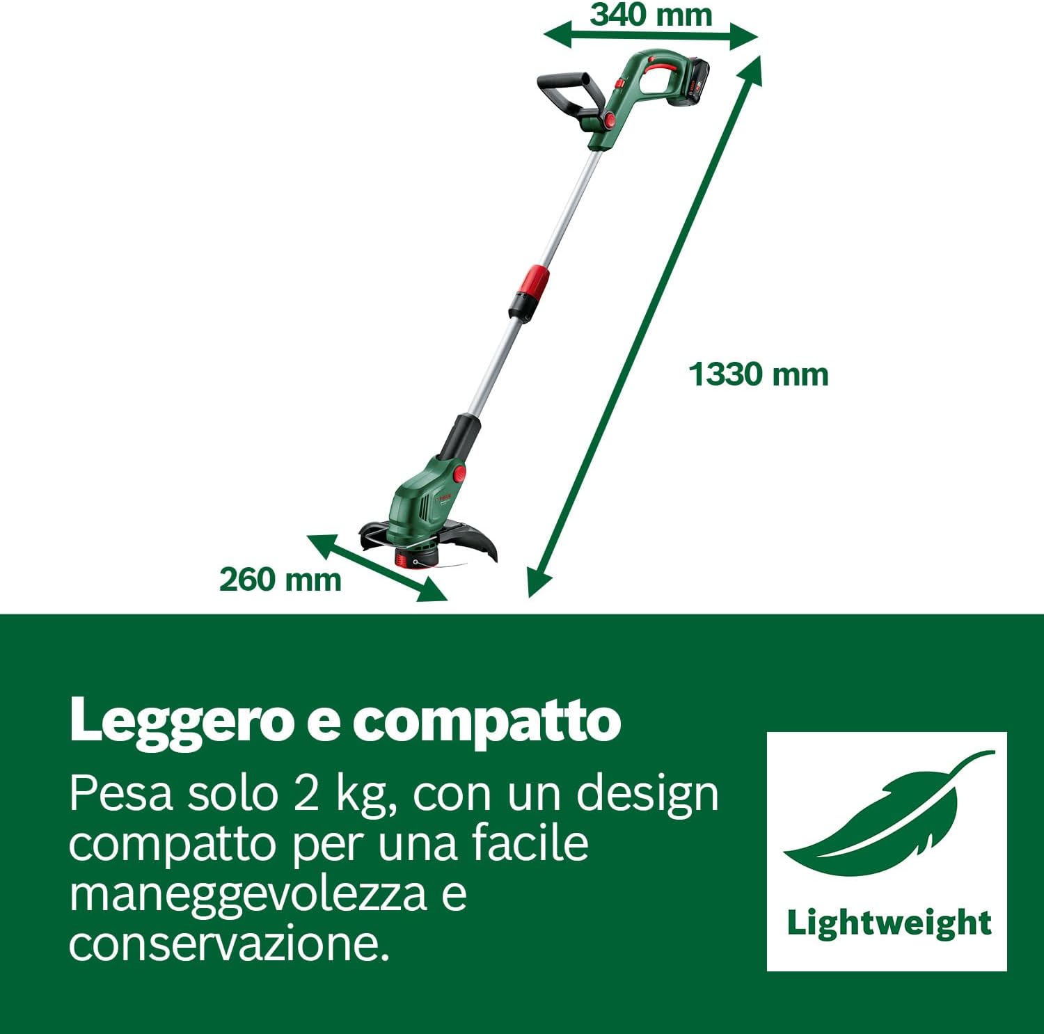 Bosch Tagliabordi a Batteria UniversalGrassCut 18V-26-500 - immagine 5