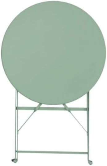 Set Cortina Bistrot da Giardino - Tavolo e 2 Sedie Pieghevoli, Verde - immagine 2