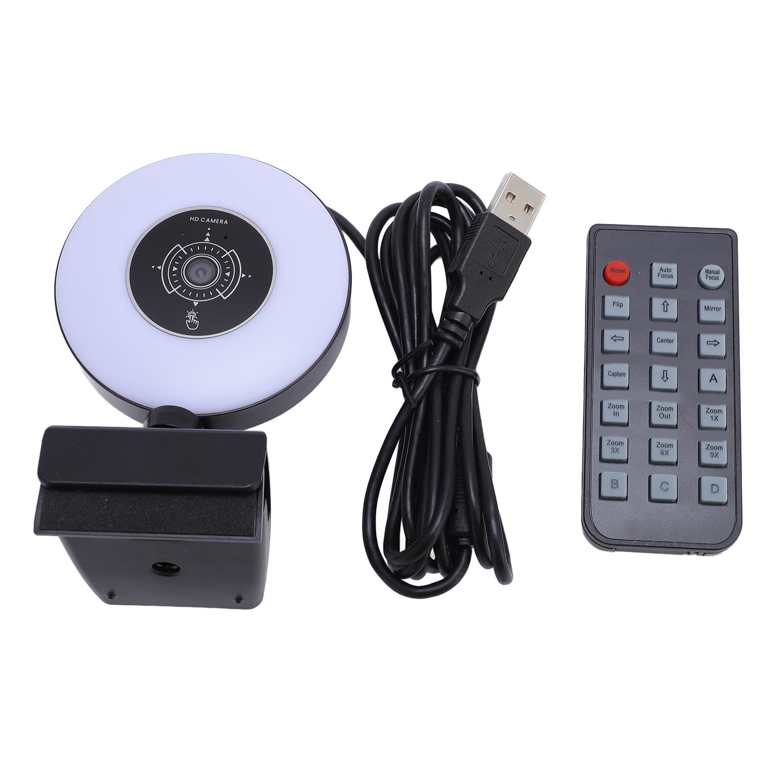 Ouitble Webcam 4K con Luce per PC USB