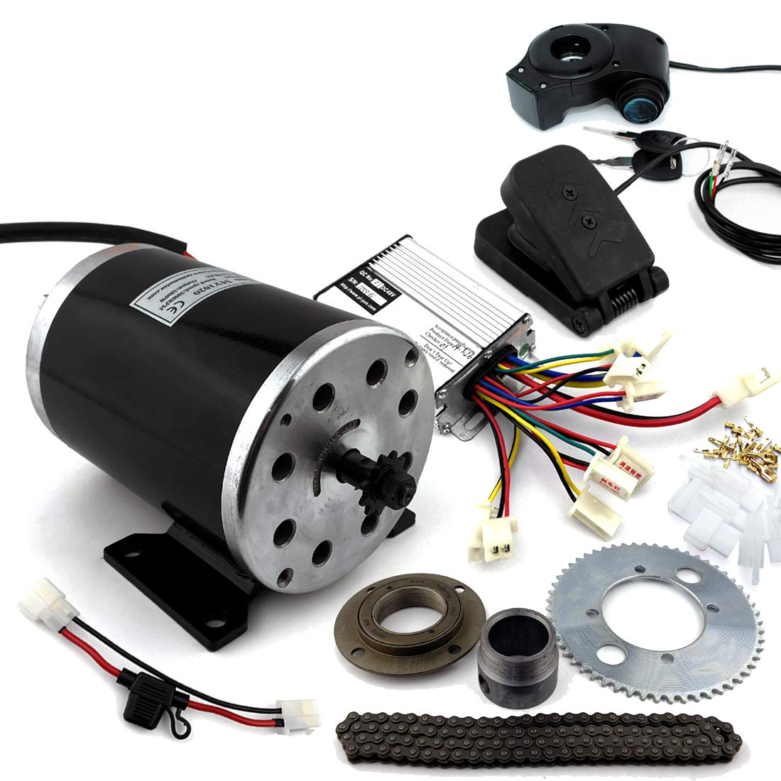 L-faster Kit Motore Elettrico 1000W per Karting