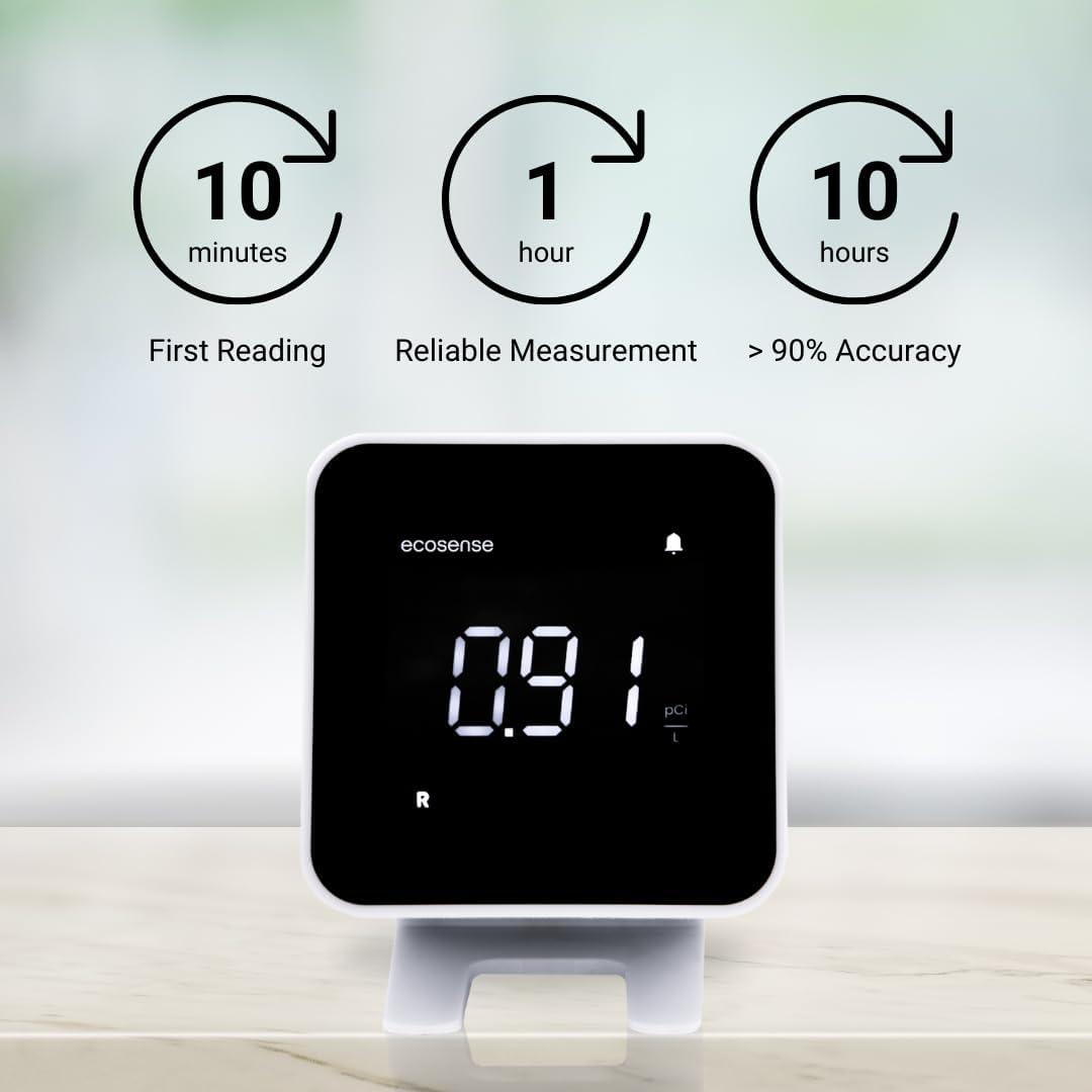 Ecosense EB100 EcoBlu - Rilevatore Radon Domestico - immagine 3