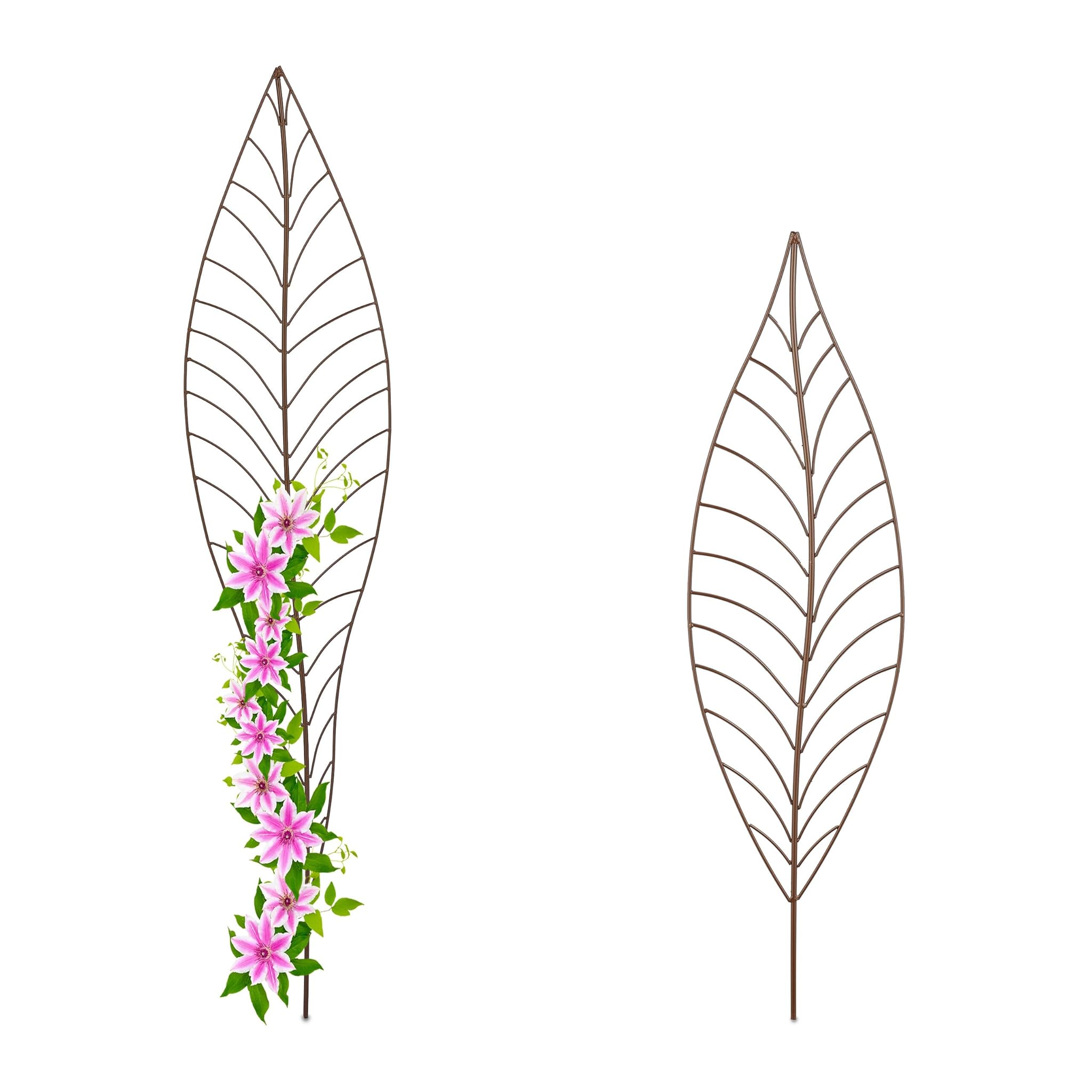 Relaxdays Supporto per Piante Rampicanti da Giardino, Set 2