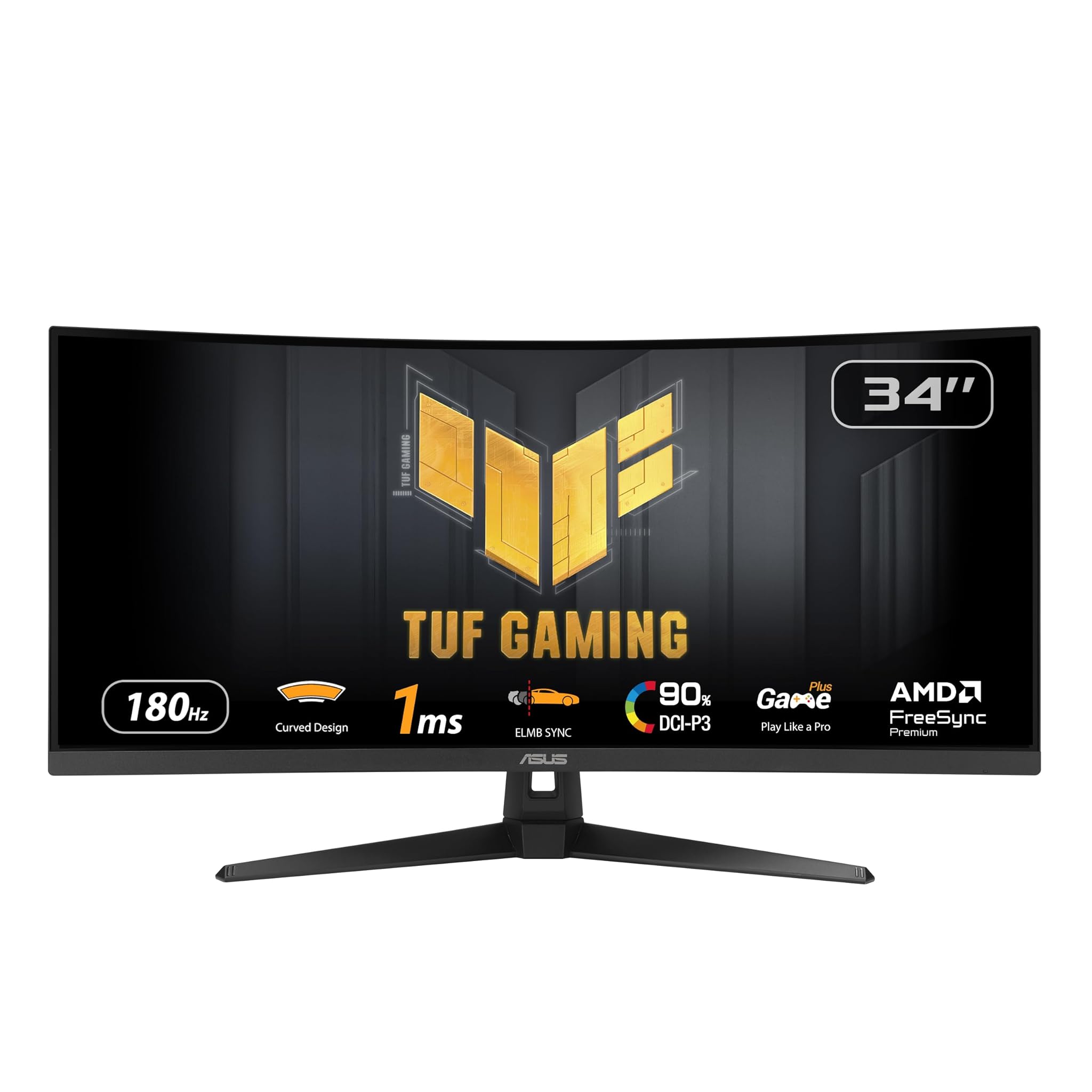 Asus TUF Gaming VG34VQ3B Monitor Curvo 34” WQHD 180Hz
