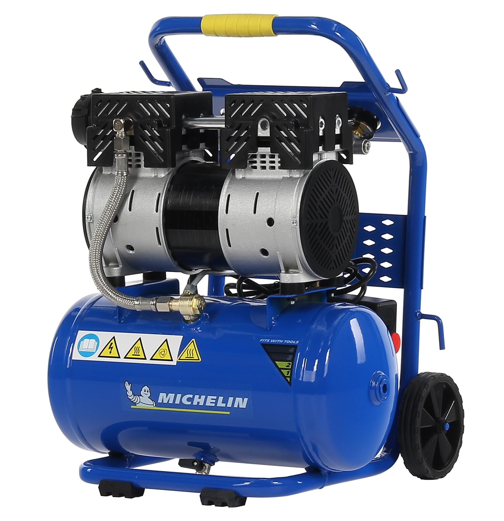 Michelin CA-MX10-1 - Compressore Silenzioso 10LT 1HP