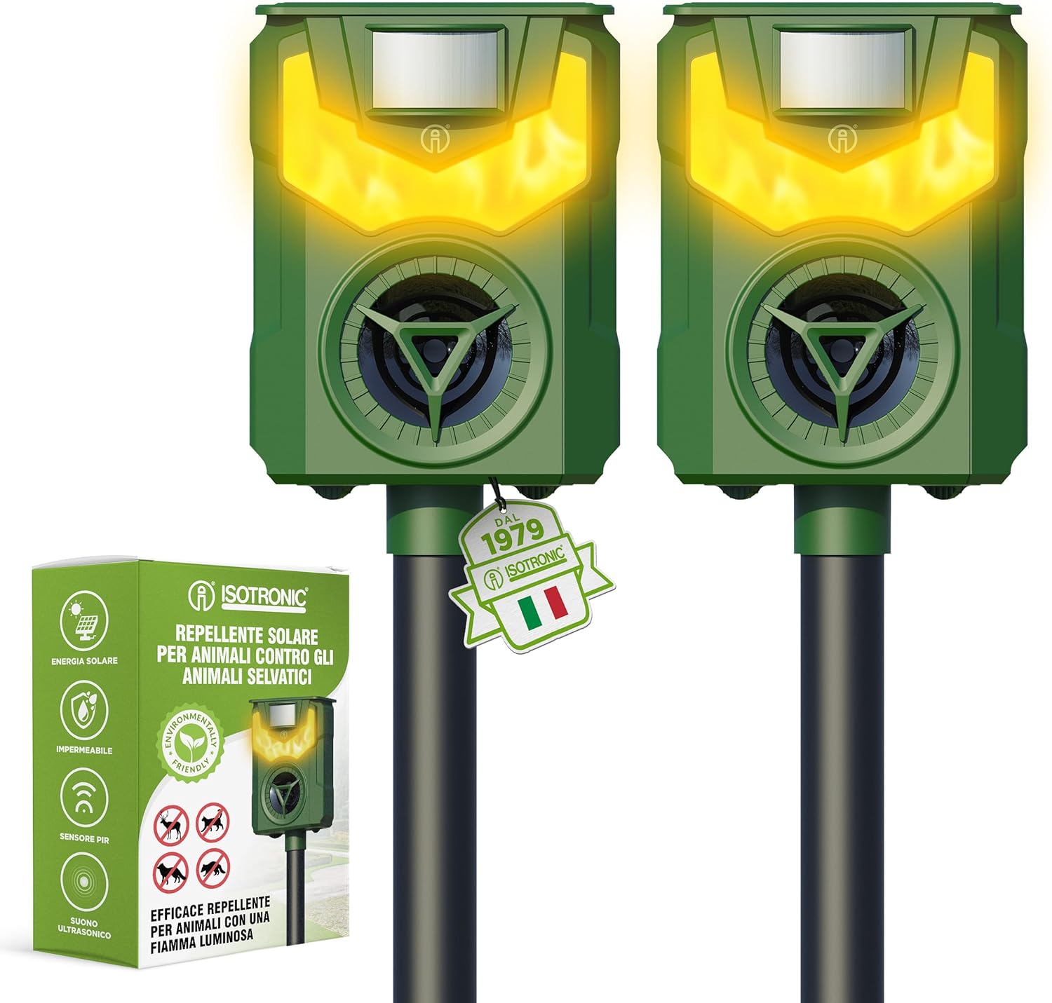 Isotronic Repellente Solare per Animali con Frequenza - immagine 1