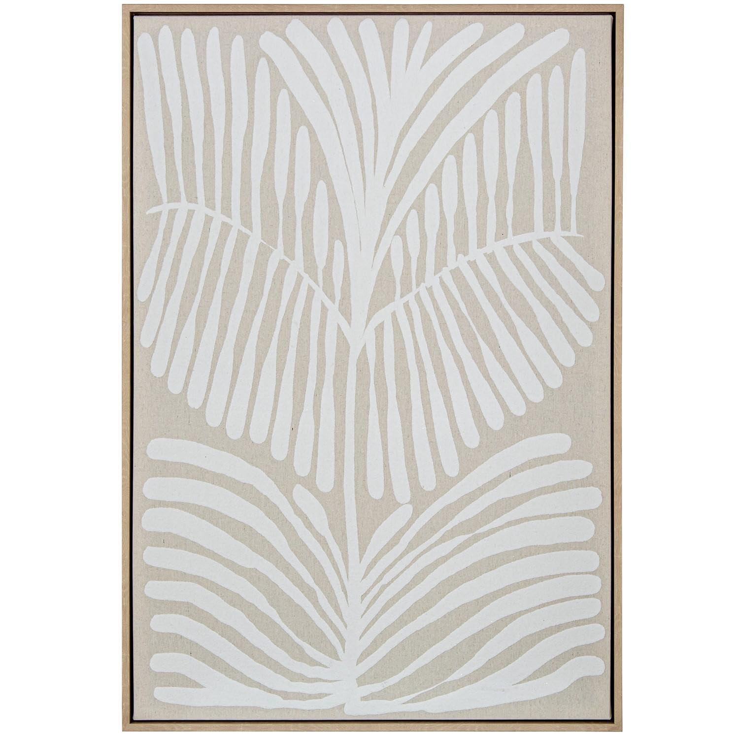 DRW Quadro Tela con Cornice in Legno 120x175 cm