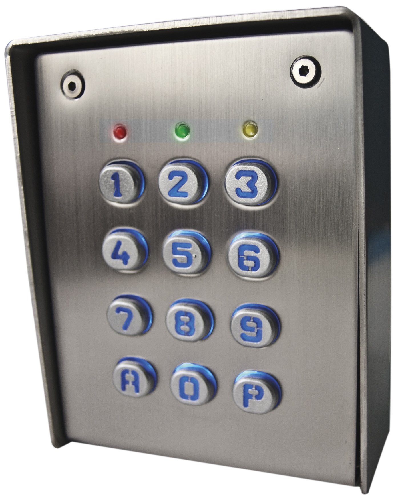 acie su2-sab-tme tastiera 2 Relais con tasti metallici/involucro sailli inox