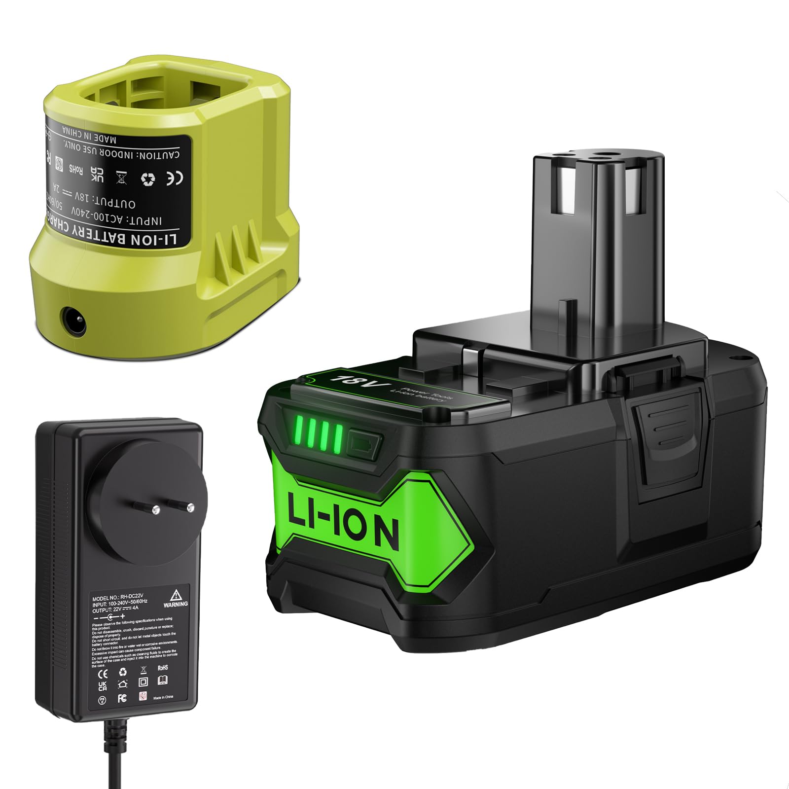 Batteria 5000 mAh per Ryobi 18V One+