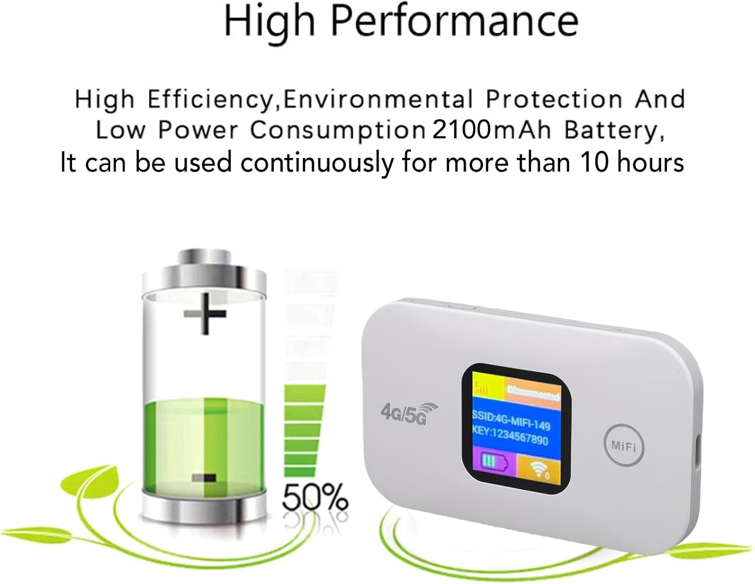 GOWENIC Hotspot Mobile WiFi 4G LTE 300 Mbps - immagine 4