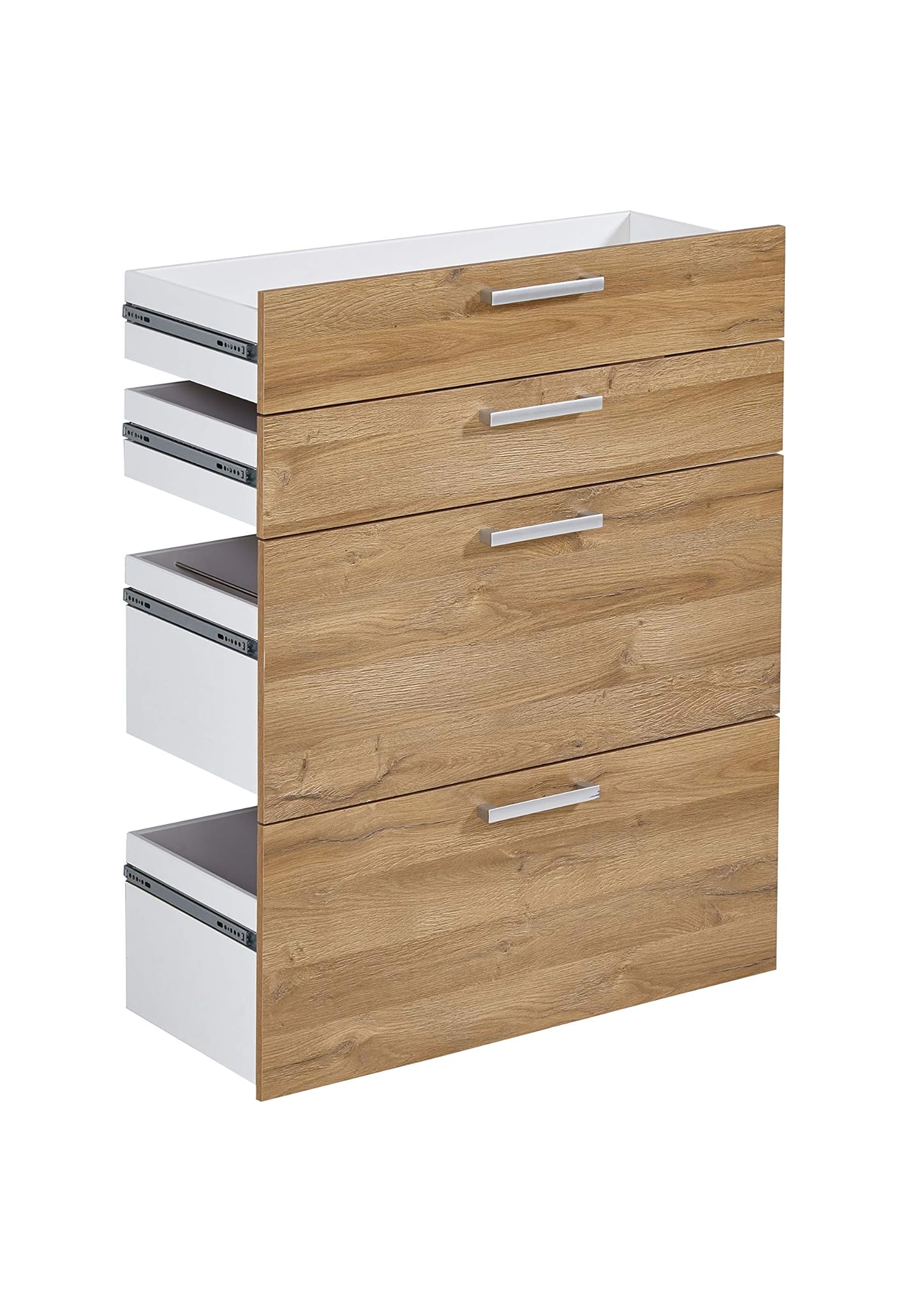 FMD Möbel CALVIA 14 2 cassetti, 2 estratti, legno vecchio Nb, rettangolare