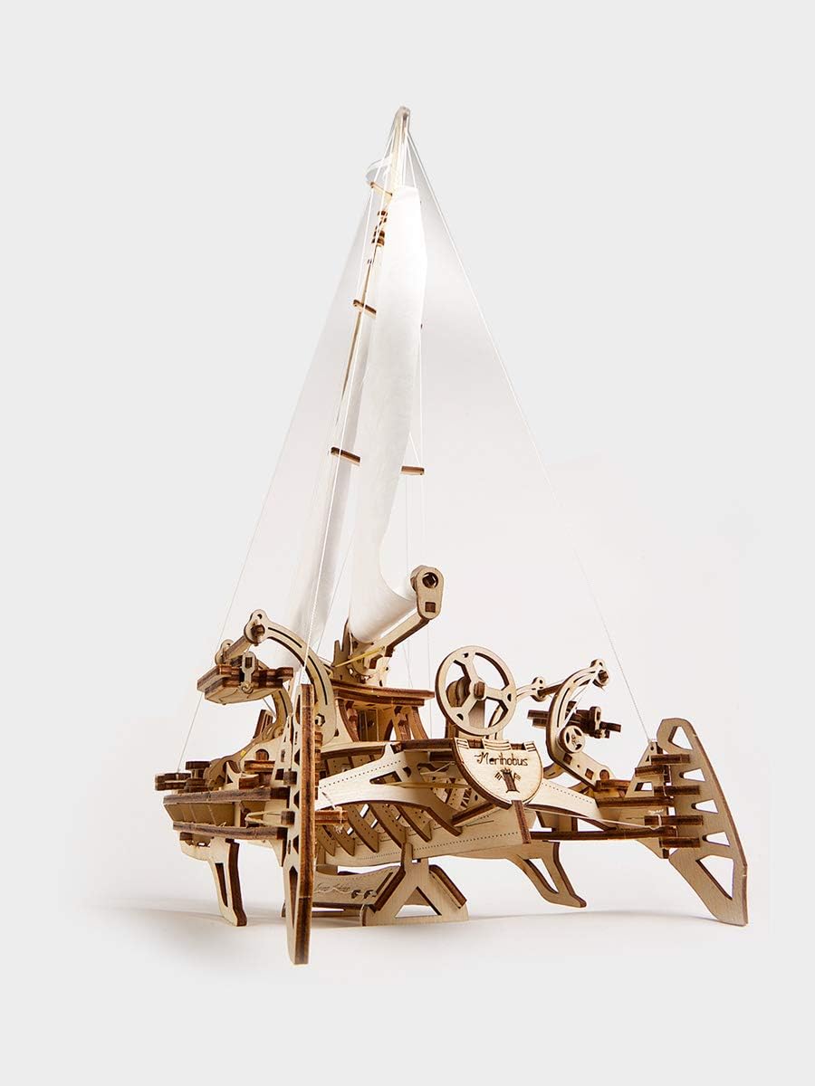 Ugears Trimarano a Vela Merihobus - Modello 3D in Legno - immagine 2