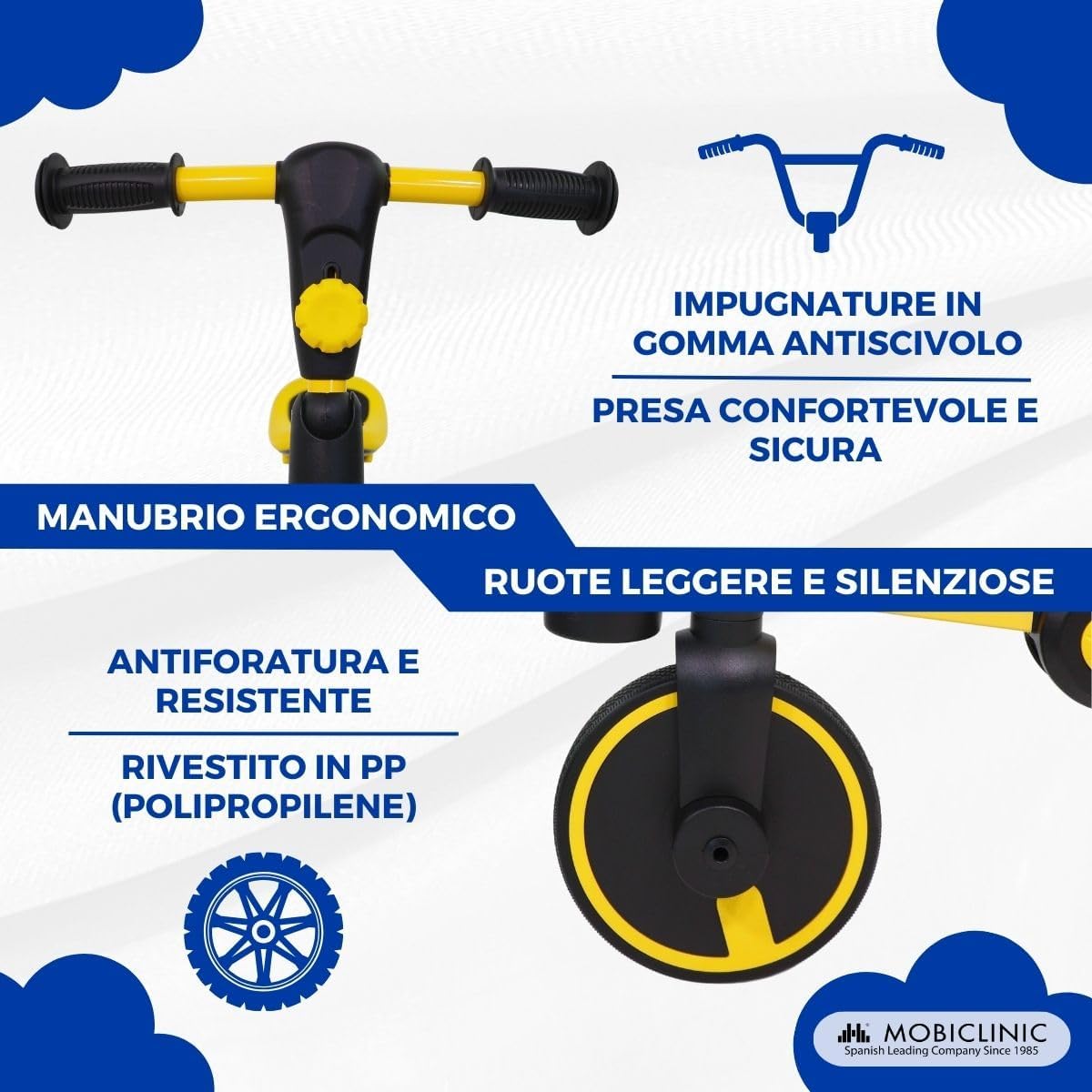 Mobiclinic® Kids Triciclo 5 in 1 Chase Evolutivo - immagine 5