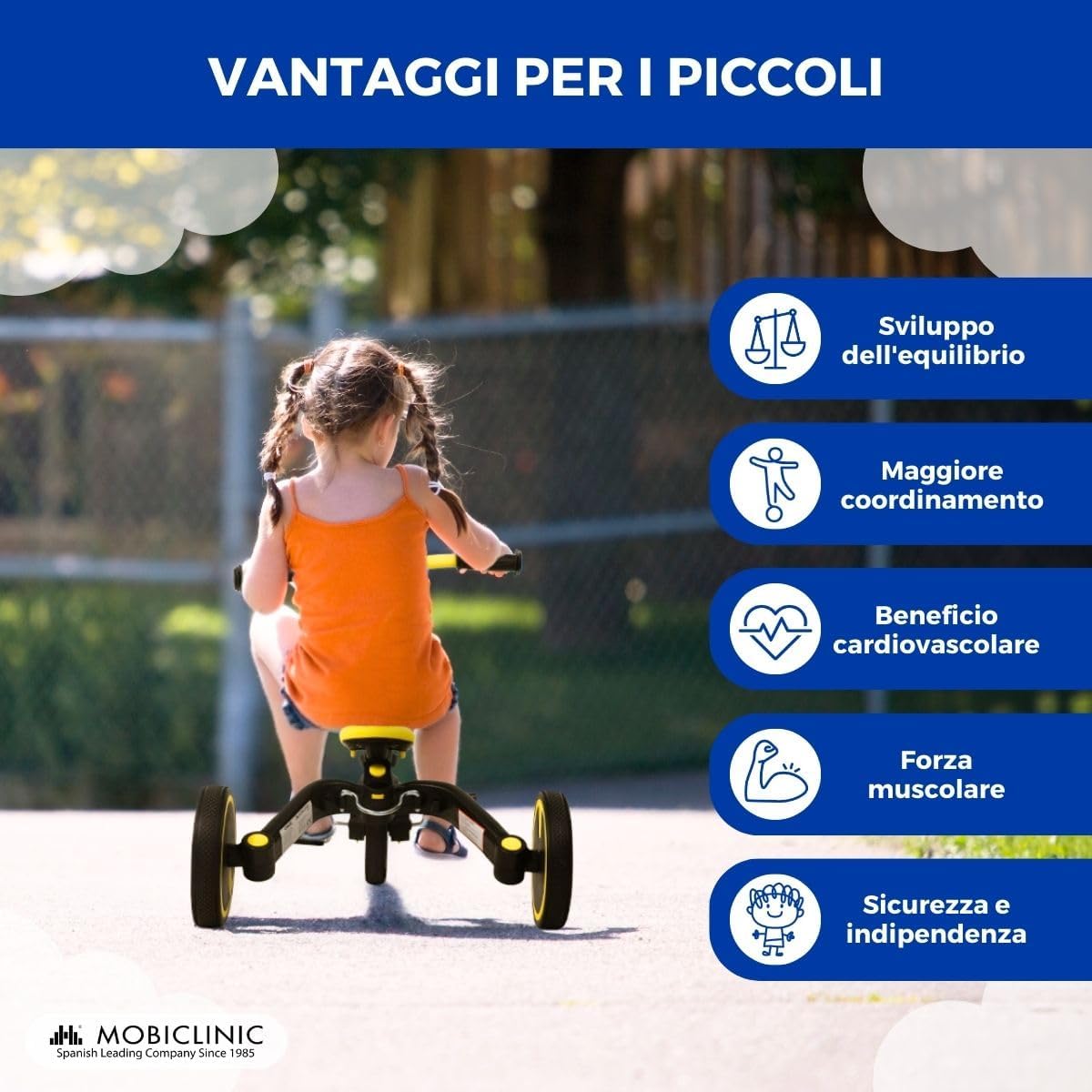 Mobiclinic® Kids Triciclo 5 in 1 Chase Evolutivo - immagine 7