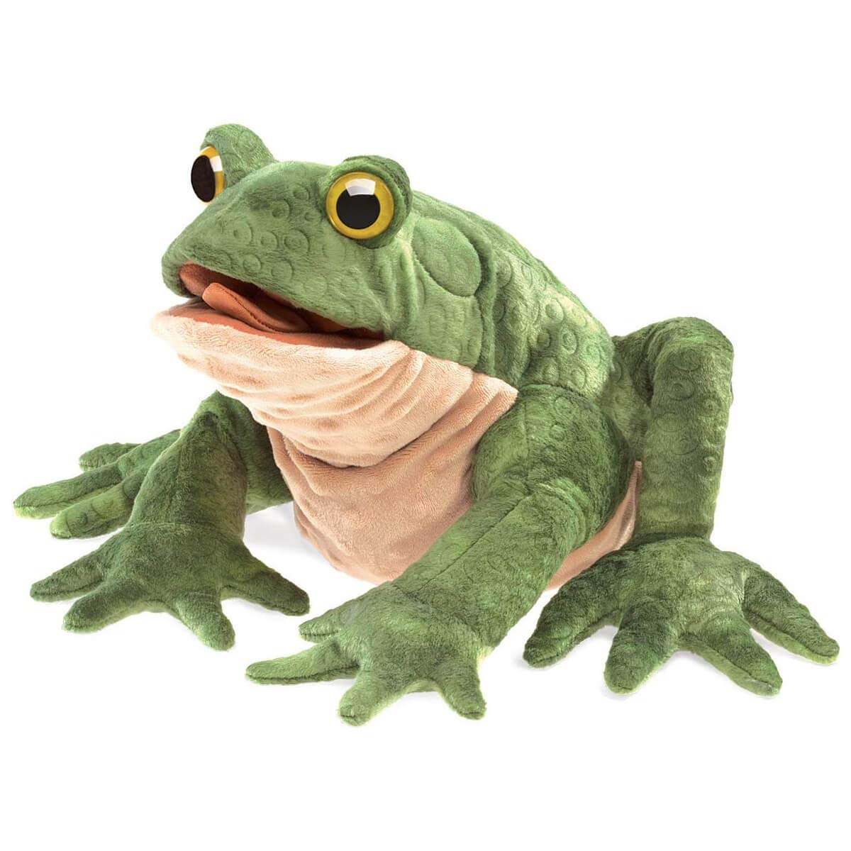 Folkmanis 3099 Green Hand Puppet - Tan