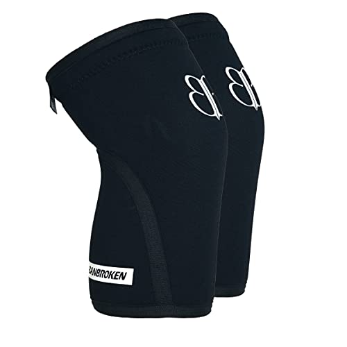 BANBROKEN Ginocchiere 7mm PRO LIFTER (2 unità), Nero