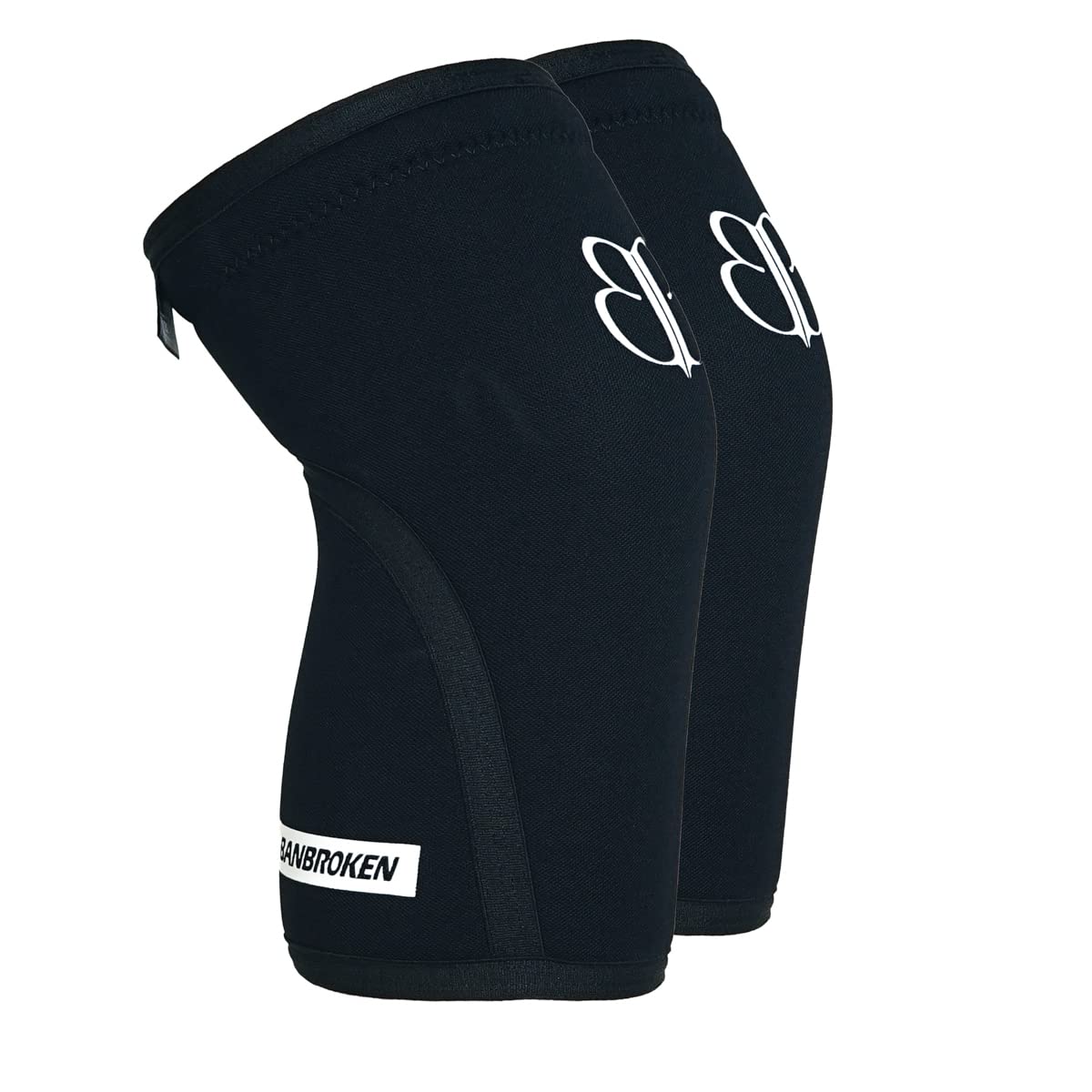 BANBROKEN Ginocchiere 7mm PRO LIFTER (2 unità), Nero - immagine 1