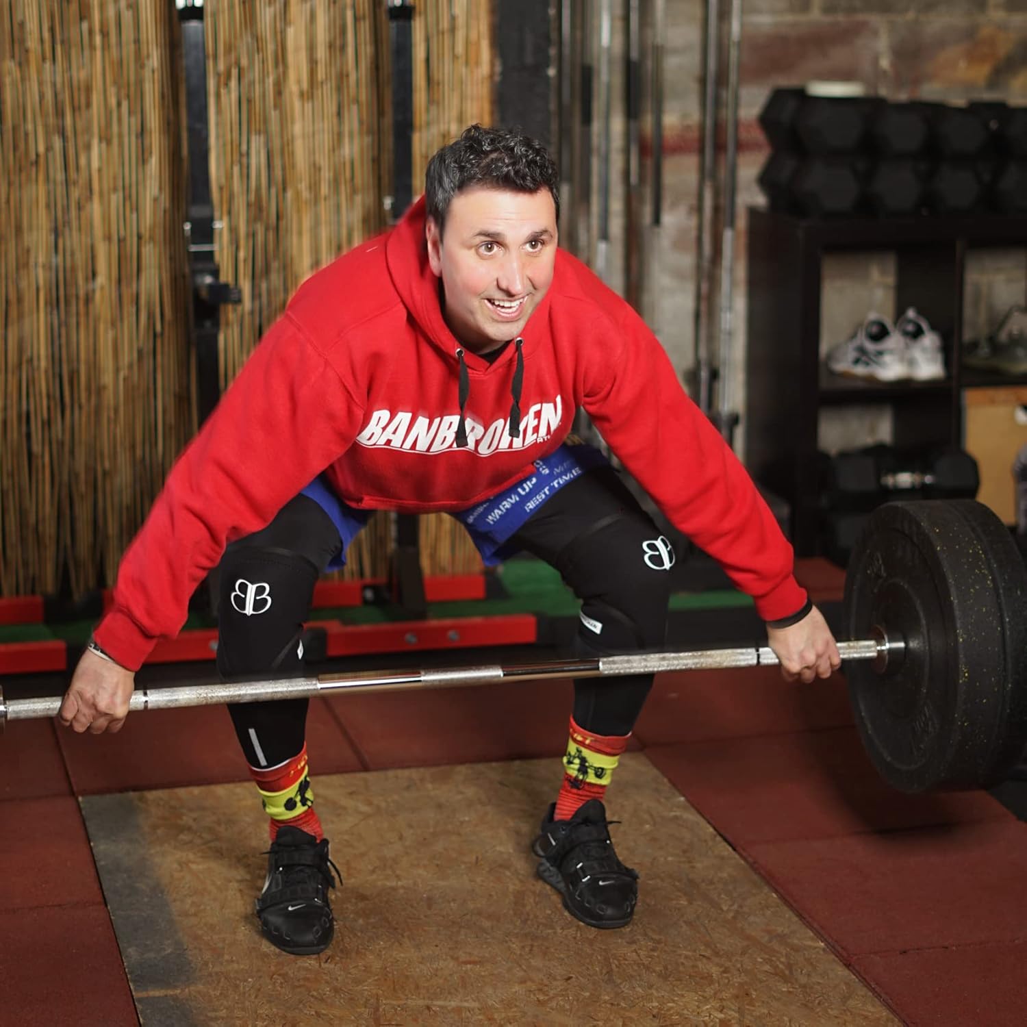 BANBROKEN Ginocchiere 7mm PRO LIFTER (2 unità), Nero - immagine 4