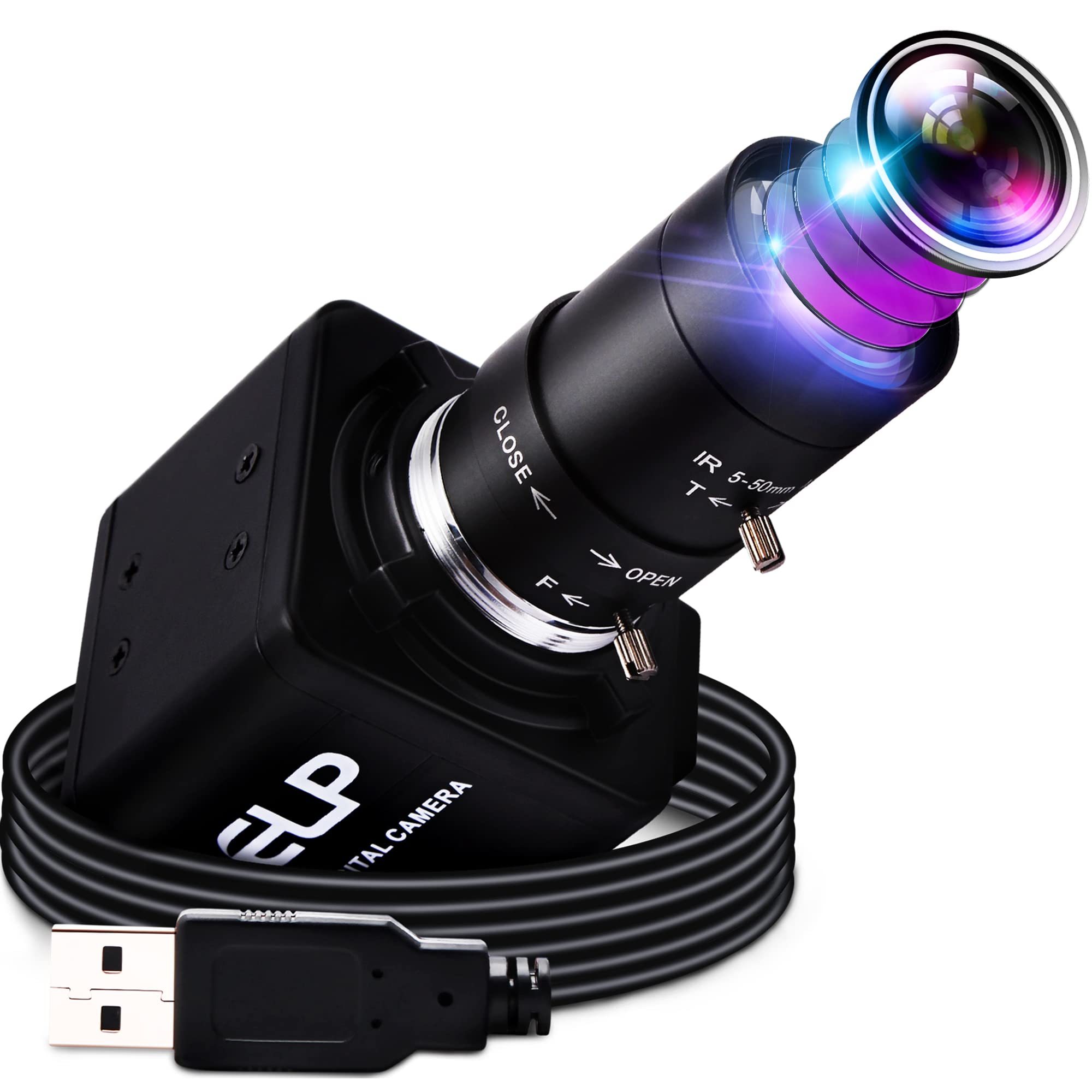 G Webcam 4K Varifocale USB con Zoom Ottico 10X