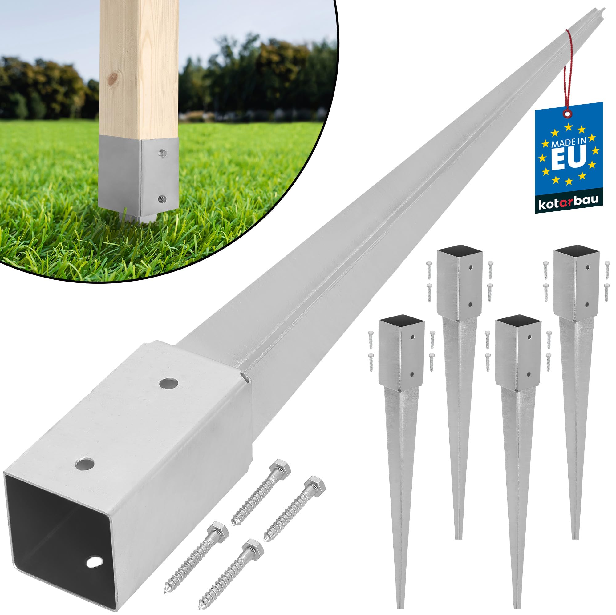 KOTARBAU® Manicotti per Pavimenti 51x51mm (4 pz)