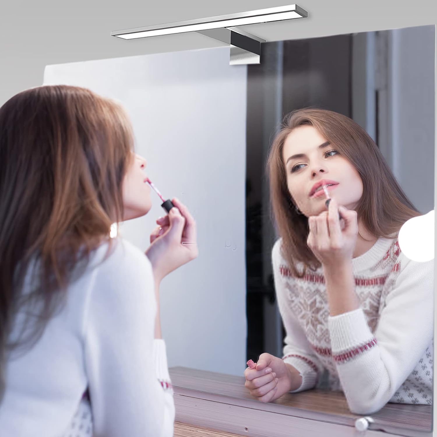 Hommie LED Lampada da Specchio Bagno 60cm 15W - immagine 6