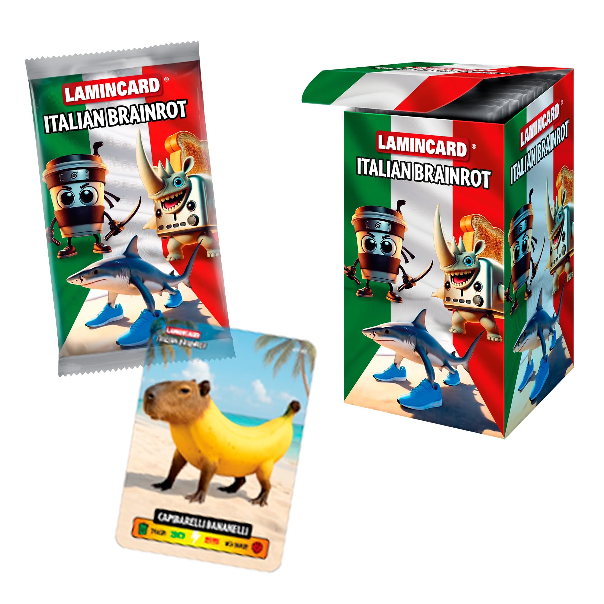 Bizak, Lettere Premium Laminate Italian Brainrot (64394000)