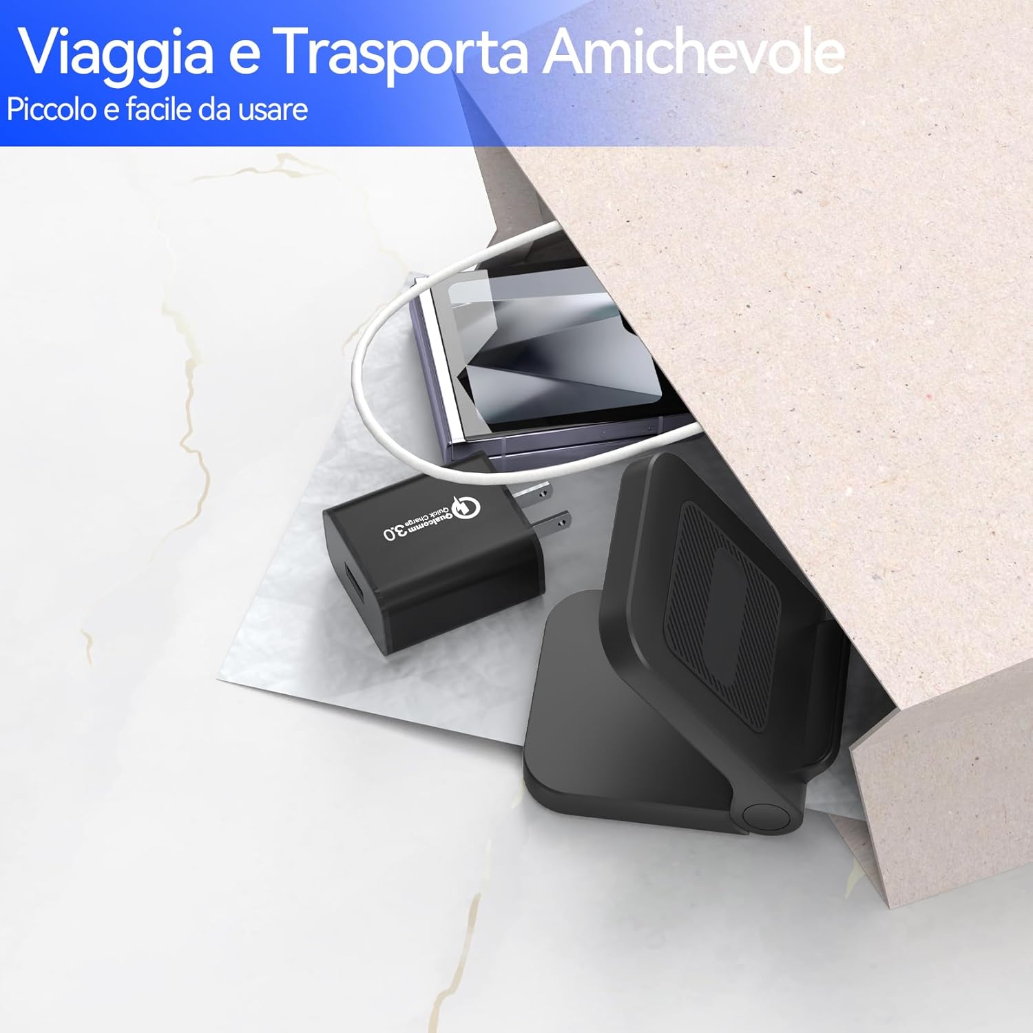 Geyo Caricatore Wireless 15W per Samsung Galaxy Z Flip - immagine 5