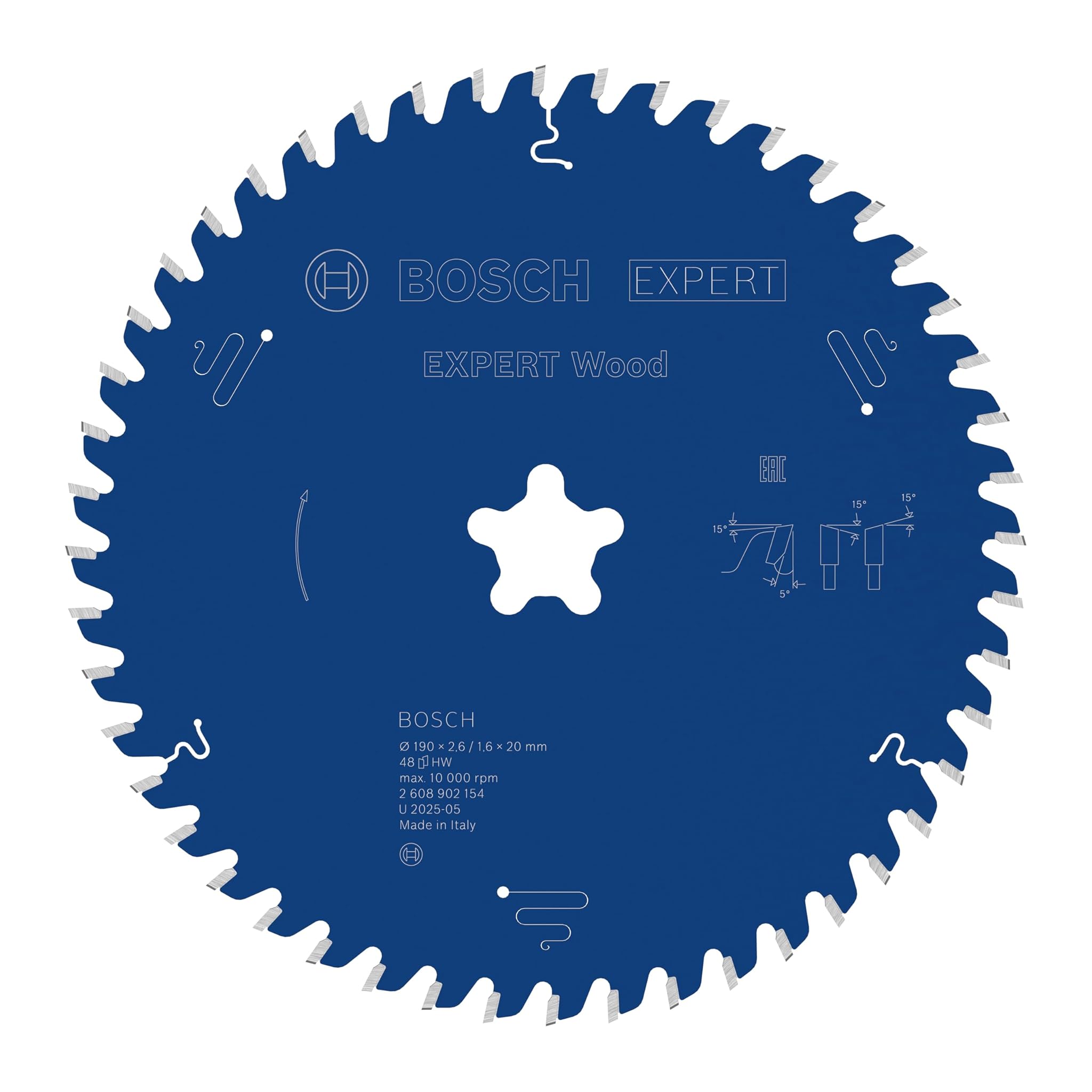 Bosch Lama Sega Circolare EXPERT per Wood Cablata