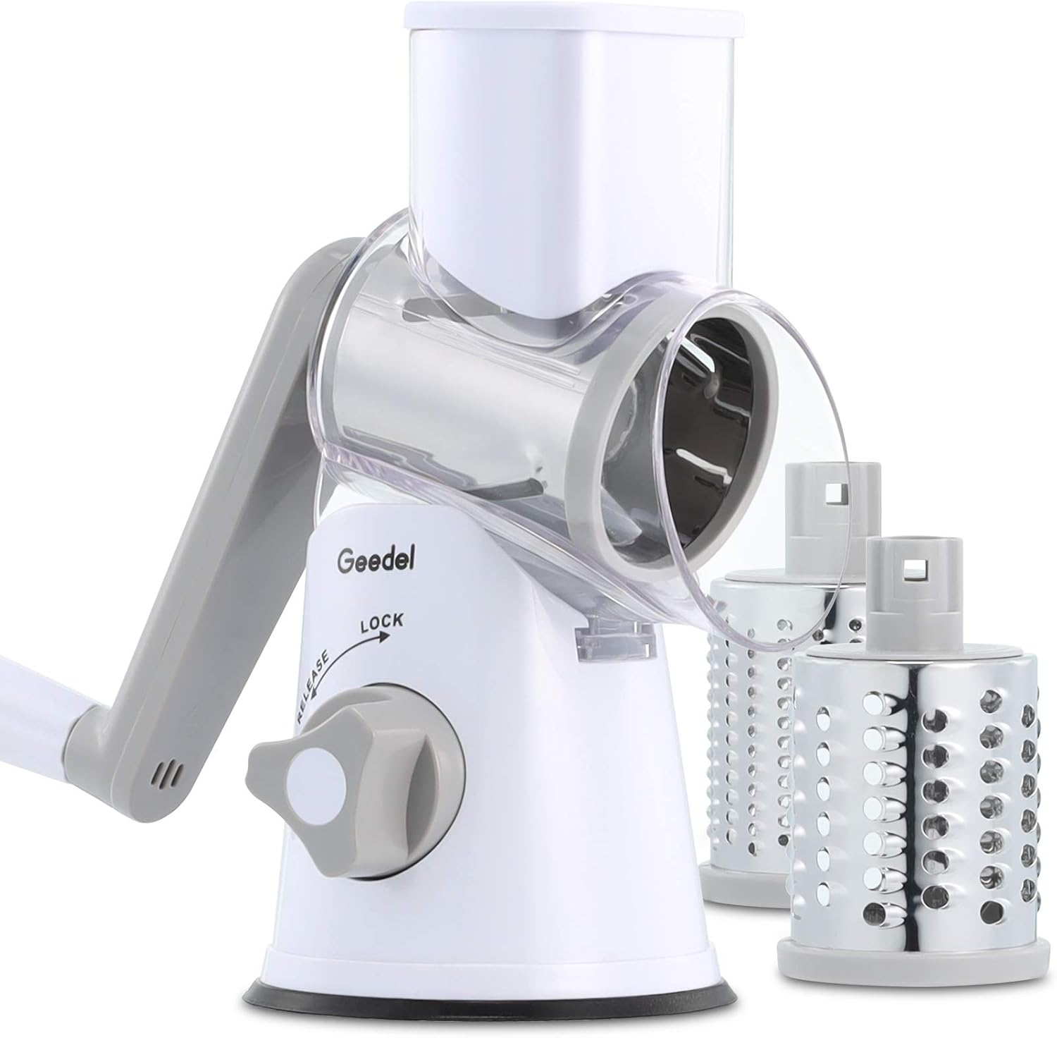 Grattugia per Formaggio Rotante con 3 Lame - immagine 1