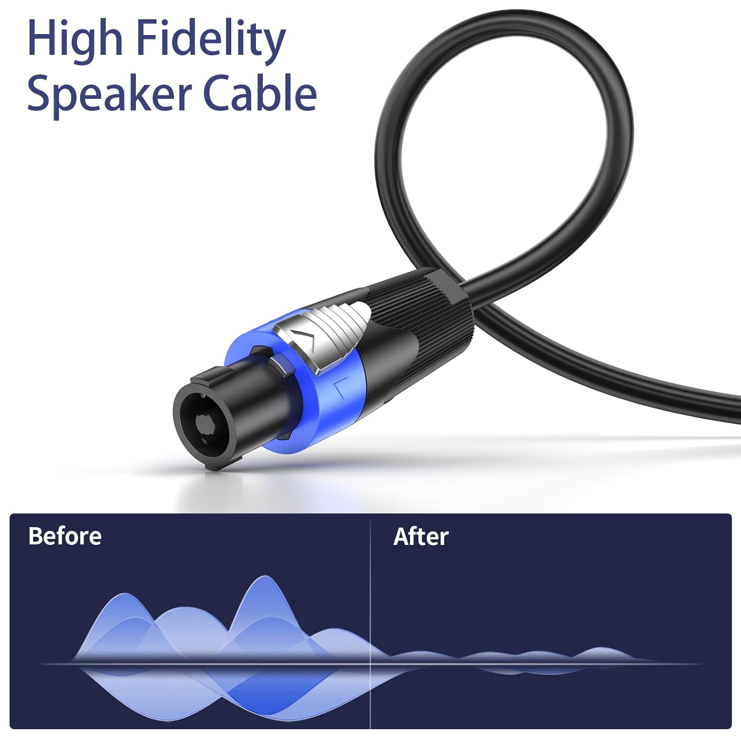 Cavo Speakon a Speakon Professionale 50M - immagine 6