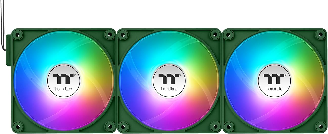 Thermaltake CT120 EX ARGB | Racing Green | 3 Pezzi - immagine 5