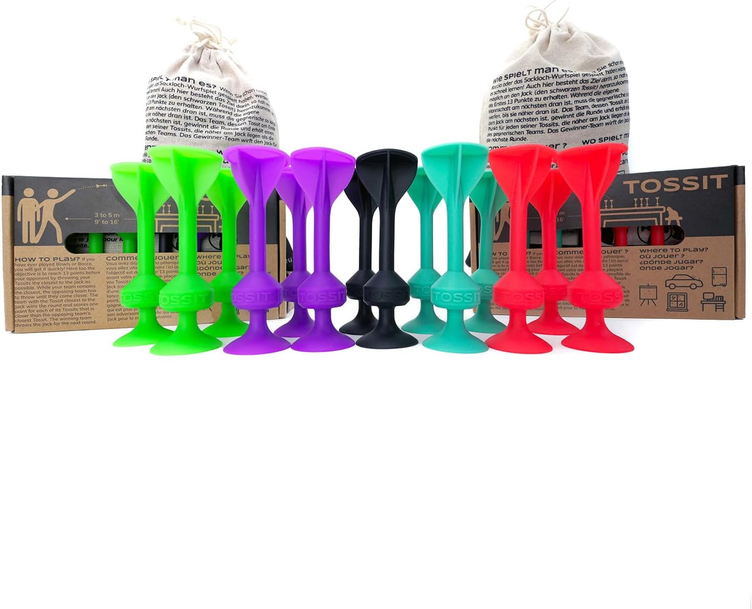 TOSSIT Gioco di Lancio con Ventosa Twin Pack - immagine 1