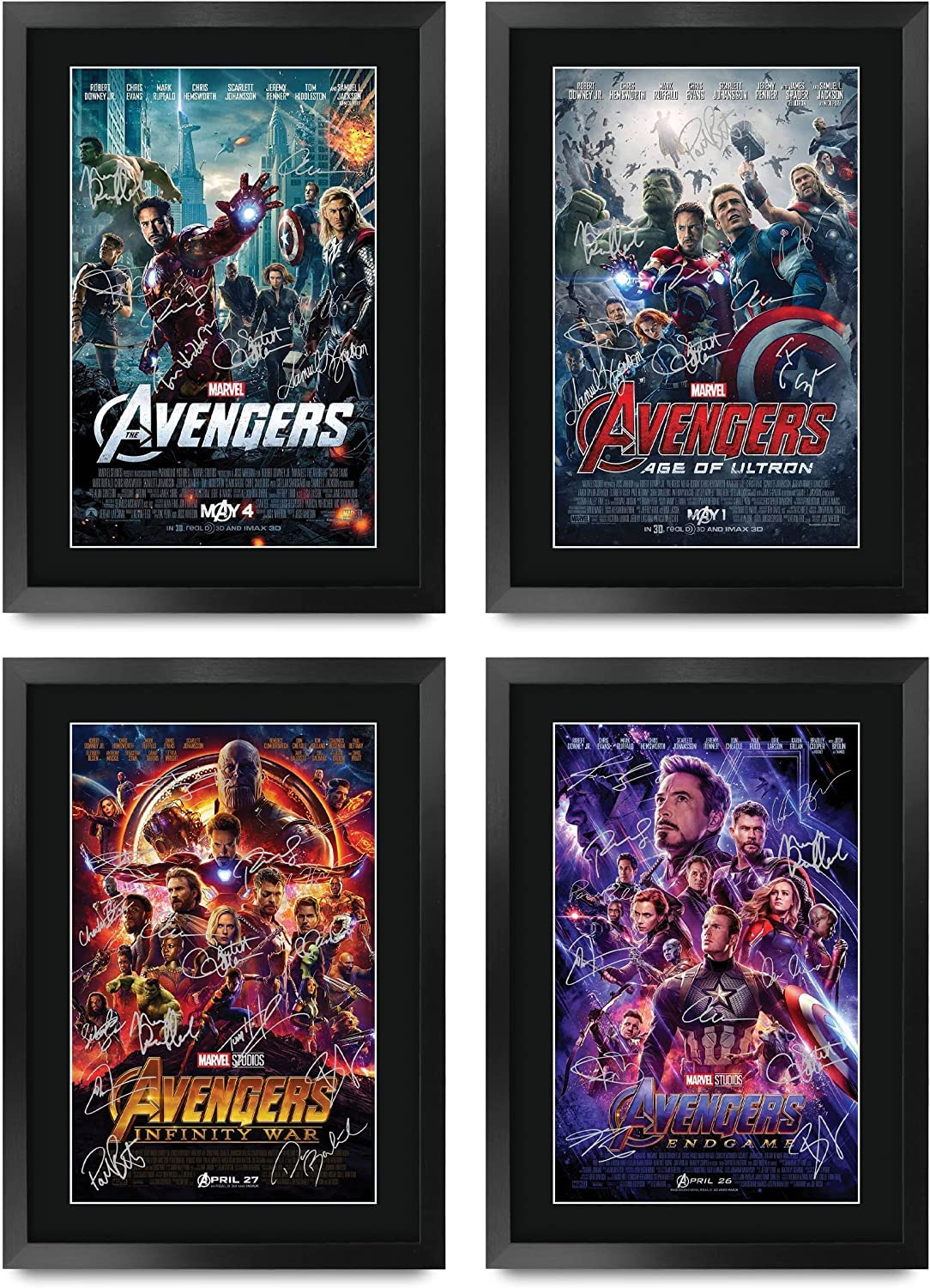 HWC Trading A3 FR Avengers - Poster con Cornice Stampata