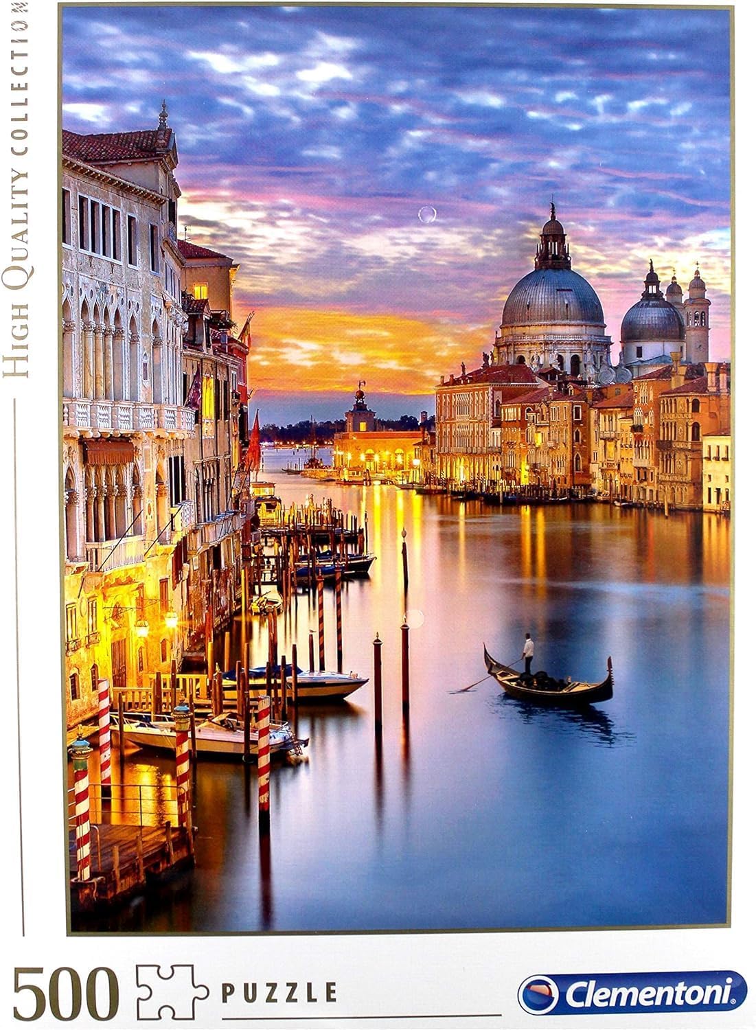Clementoni 35056 Collezione Puzzle Lighting Venice 500 Pezzi, multicolore - immagine 2