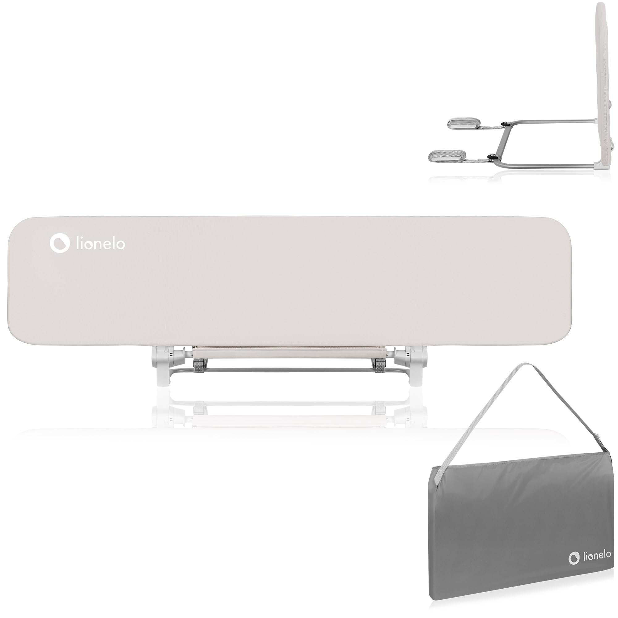 Lionelo Lora Sponda Letto Portatile Pieghevole 150x45cm