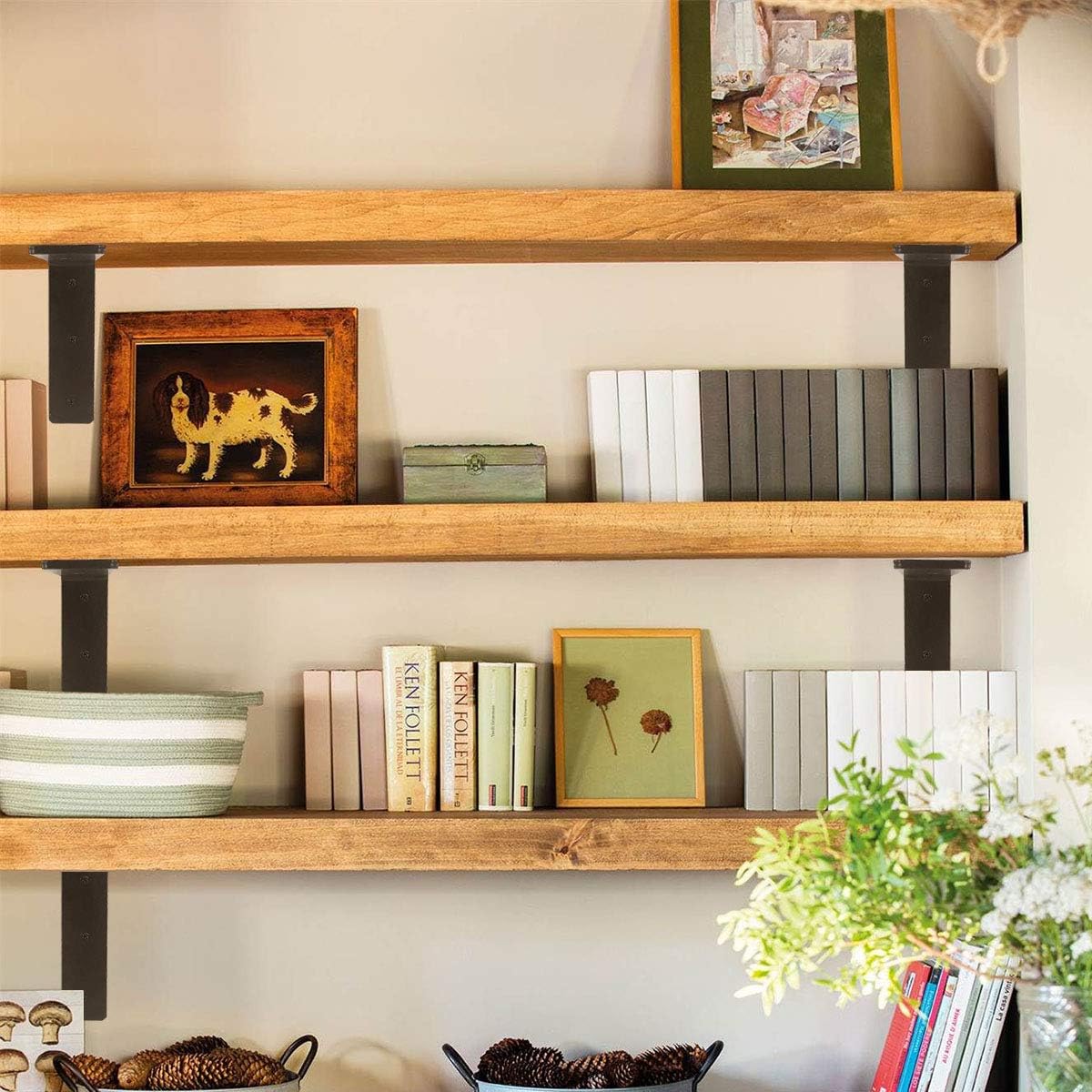 Staffe per Mensole a L 25,4cm - 6 Pezzi - immagine 5