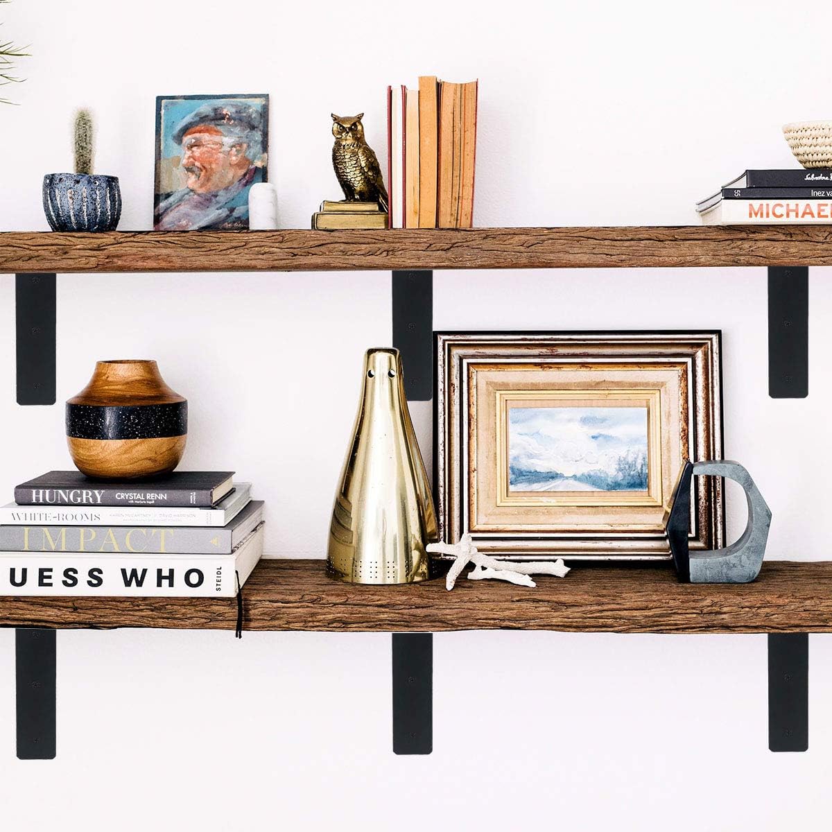 Staffe per Mensole a L 25,4cm - 6 Pezzi - immagine 6