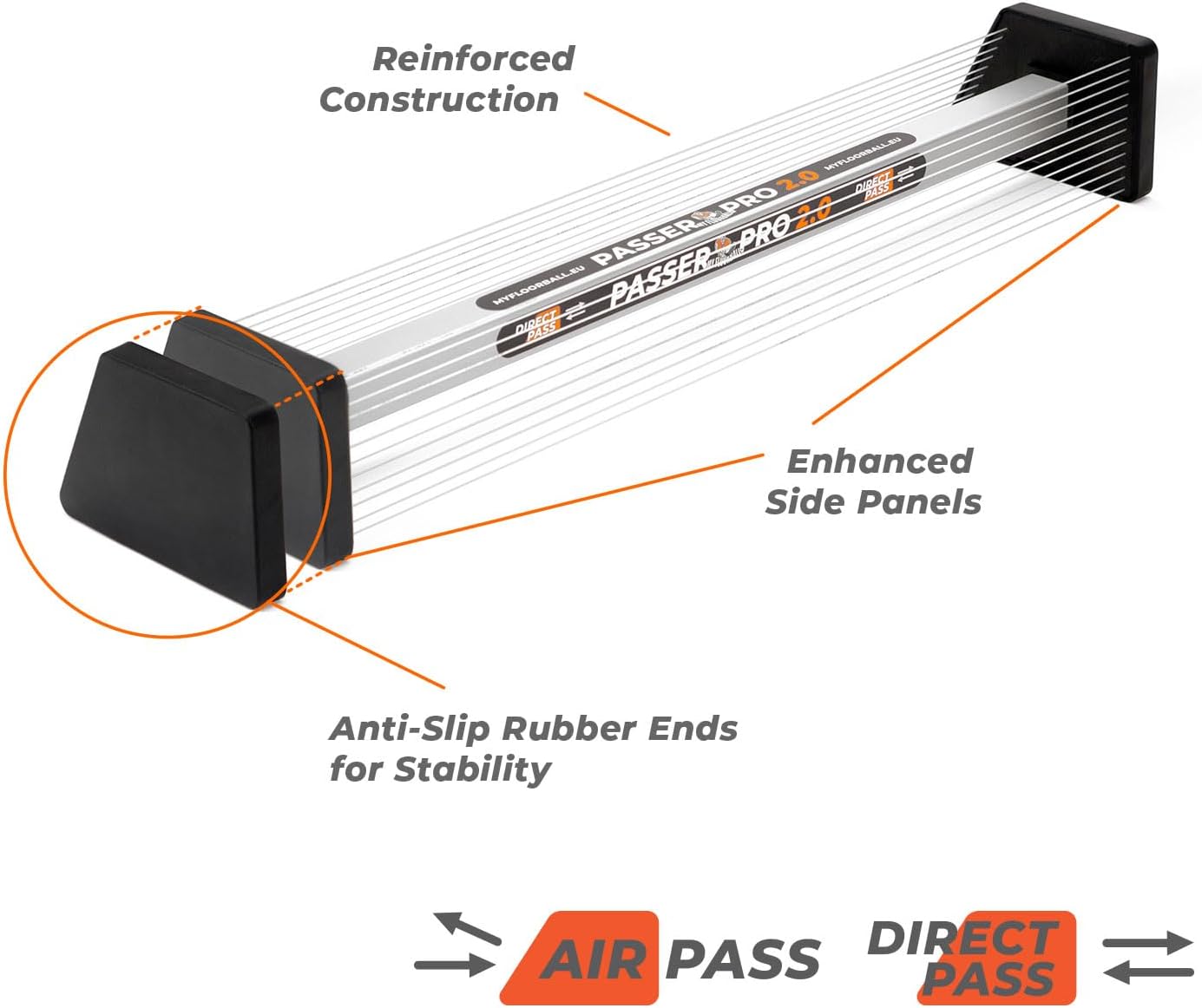 MY FLOORBALL Passer Pro 2.0 - Rebounder & Passing Trainer - immagine 2