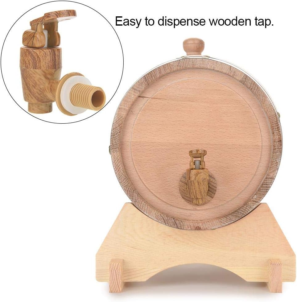 Botte per Birra in Legno di Quercia 5L, Blue - immagine 5