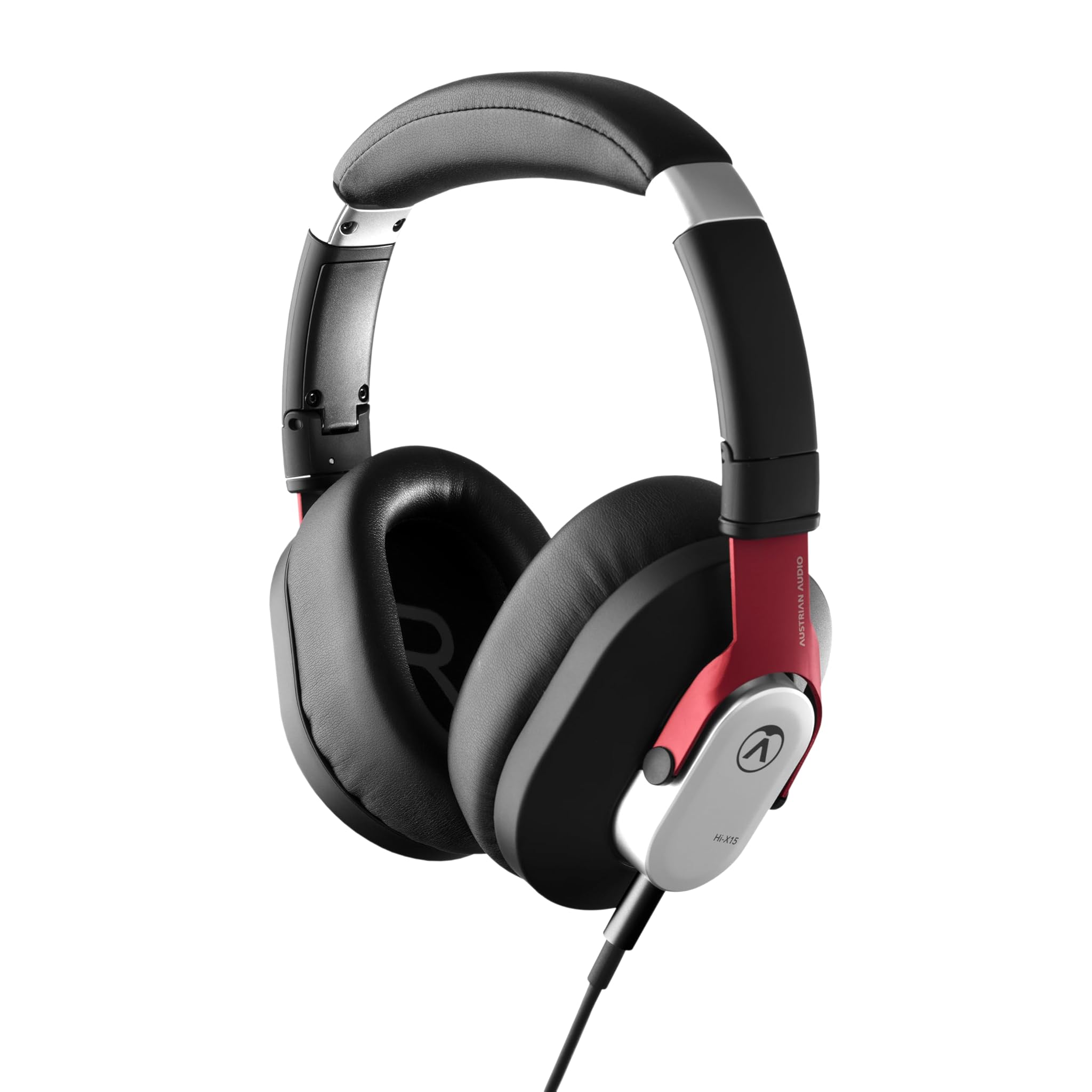 Austrian Audio Hi-X15 - Cuffie Professionali, Nero/Rosso