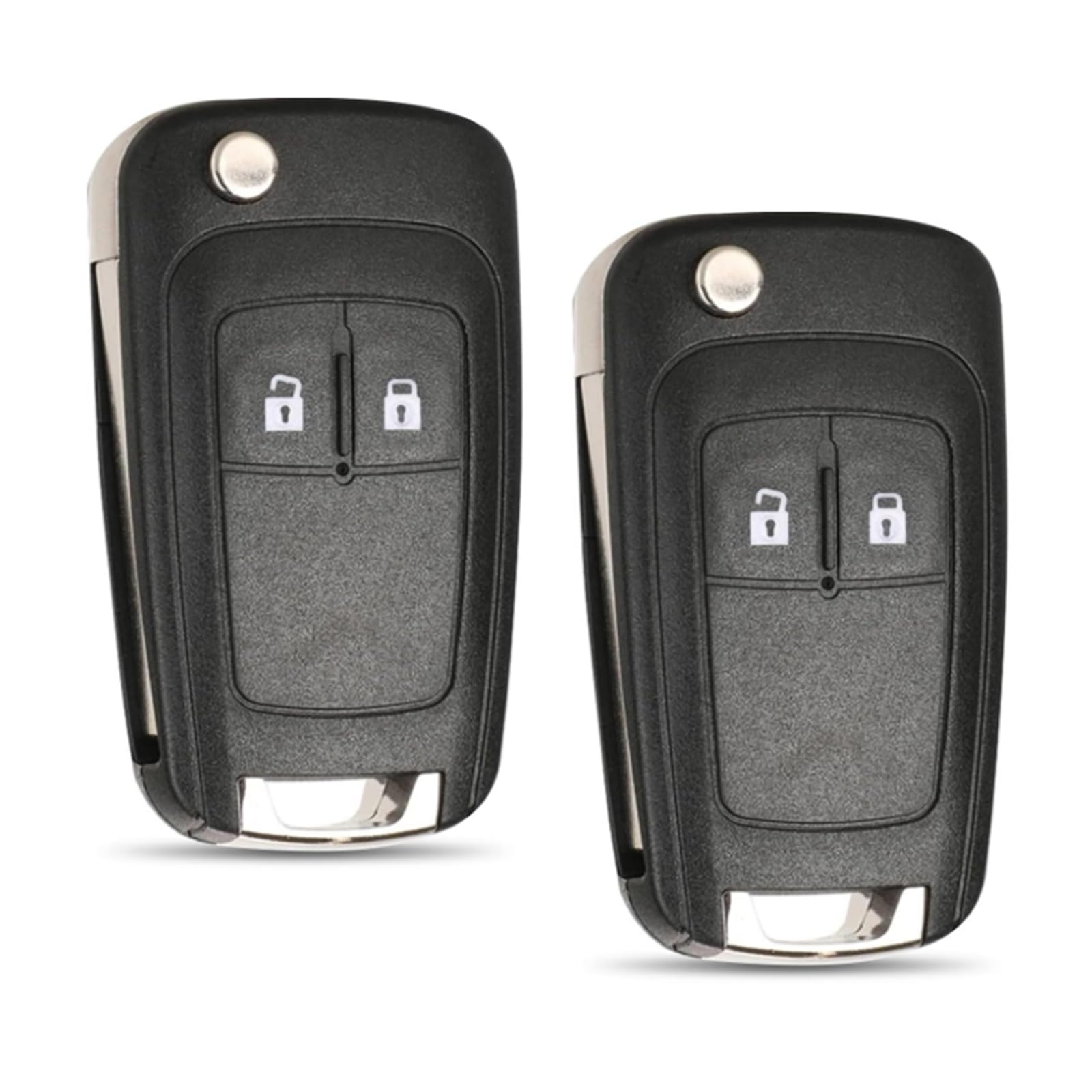 Slshibo Guscio Chiave Opel 2 Tasti con Lama, 2 Pezzi