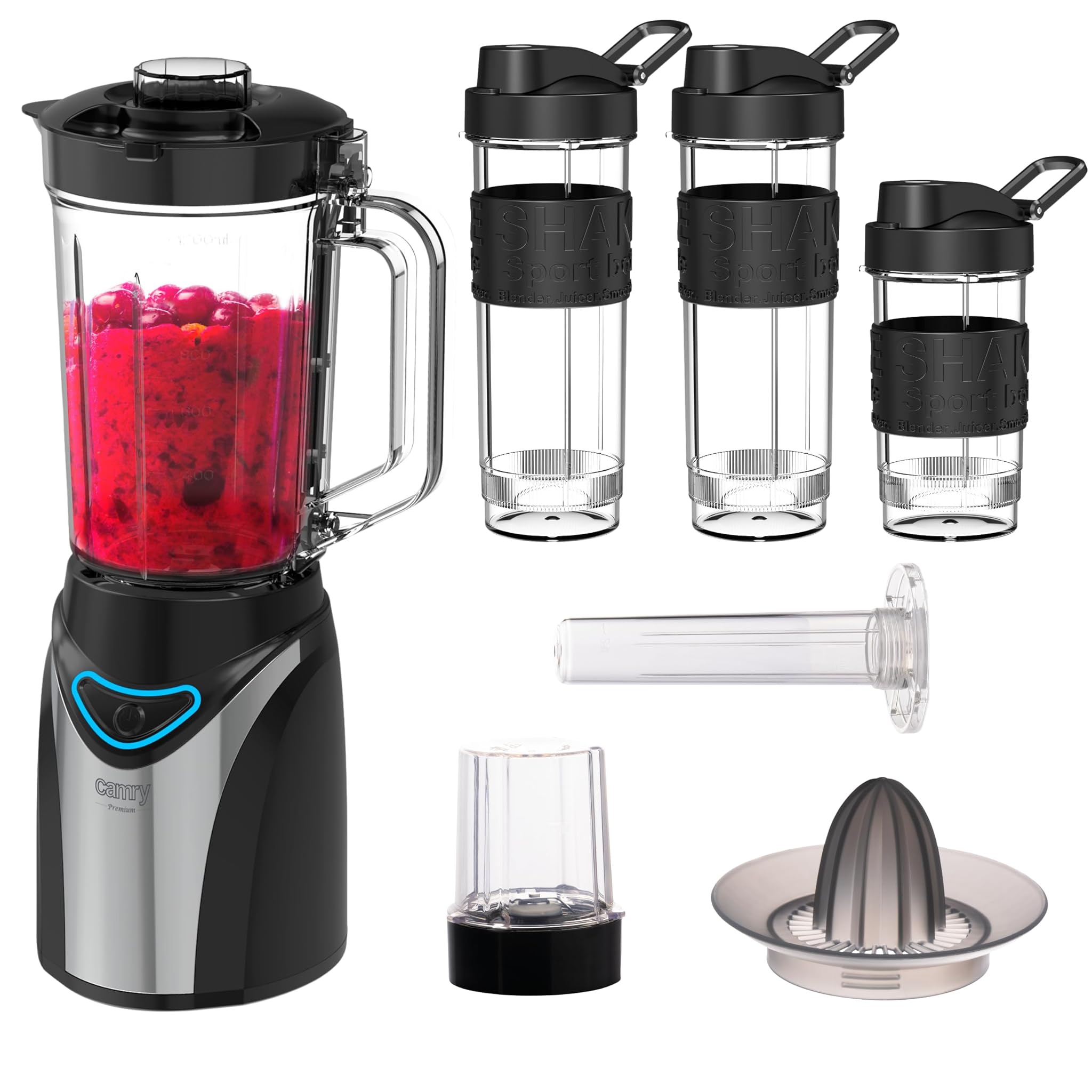 Camry CR4086 - Frullatore 500W con Tazza 1,2L