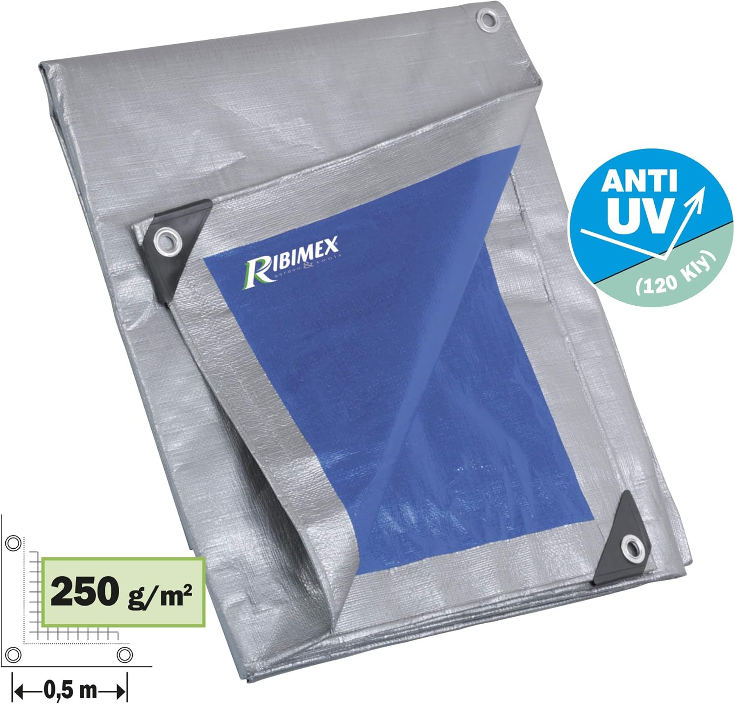 Ribimex Telone Impermeabile PRO 6x10m 250gr/m² - immagine 2