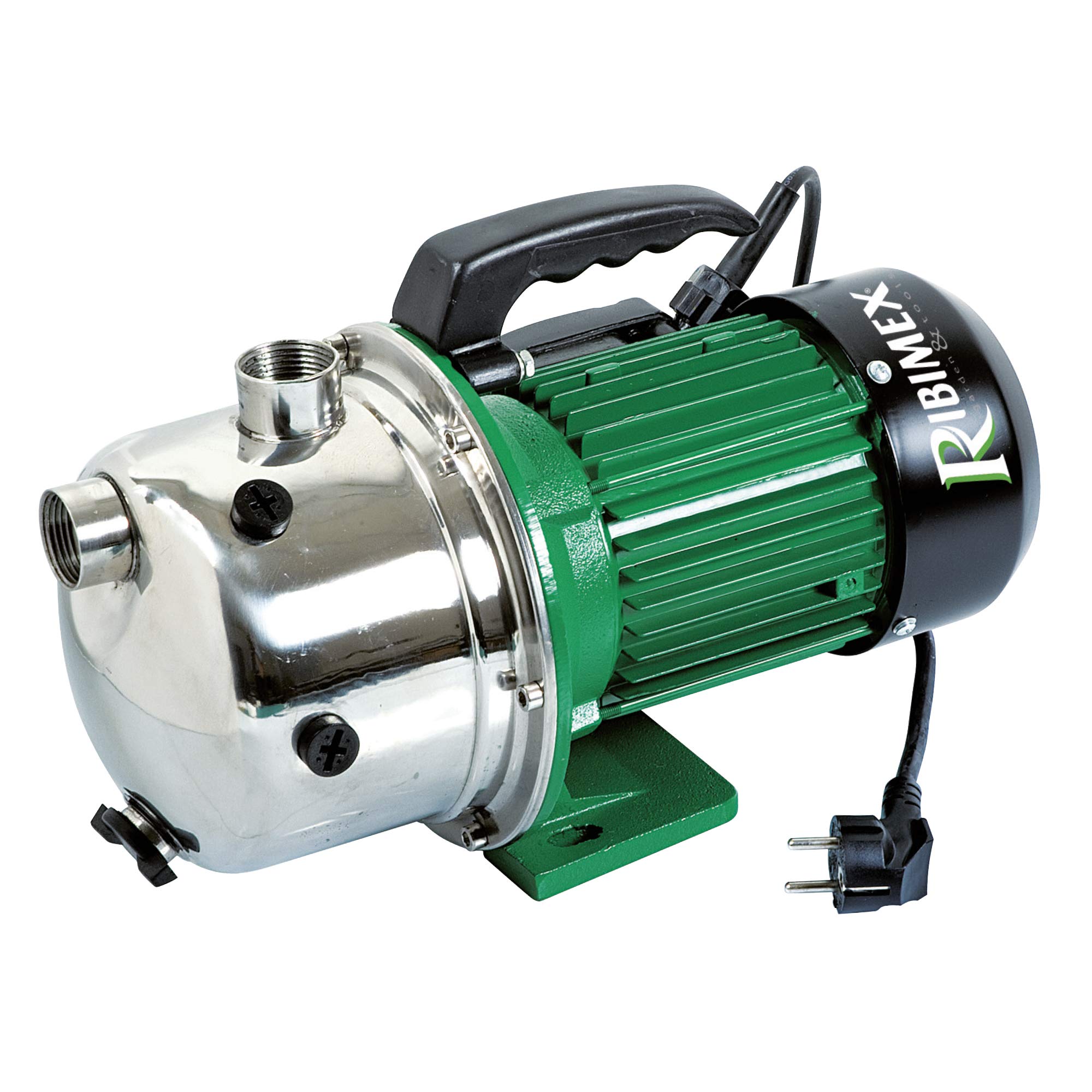 Ribimex PRGJET101I Pompa di Superficie, Inox, 970 W, Verde/Nero
