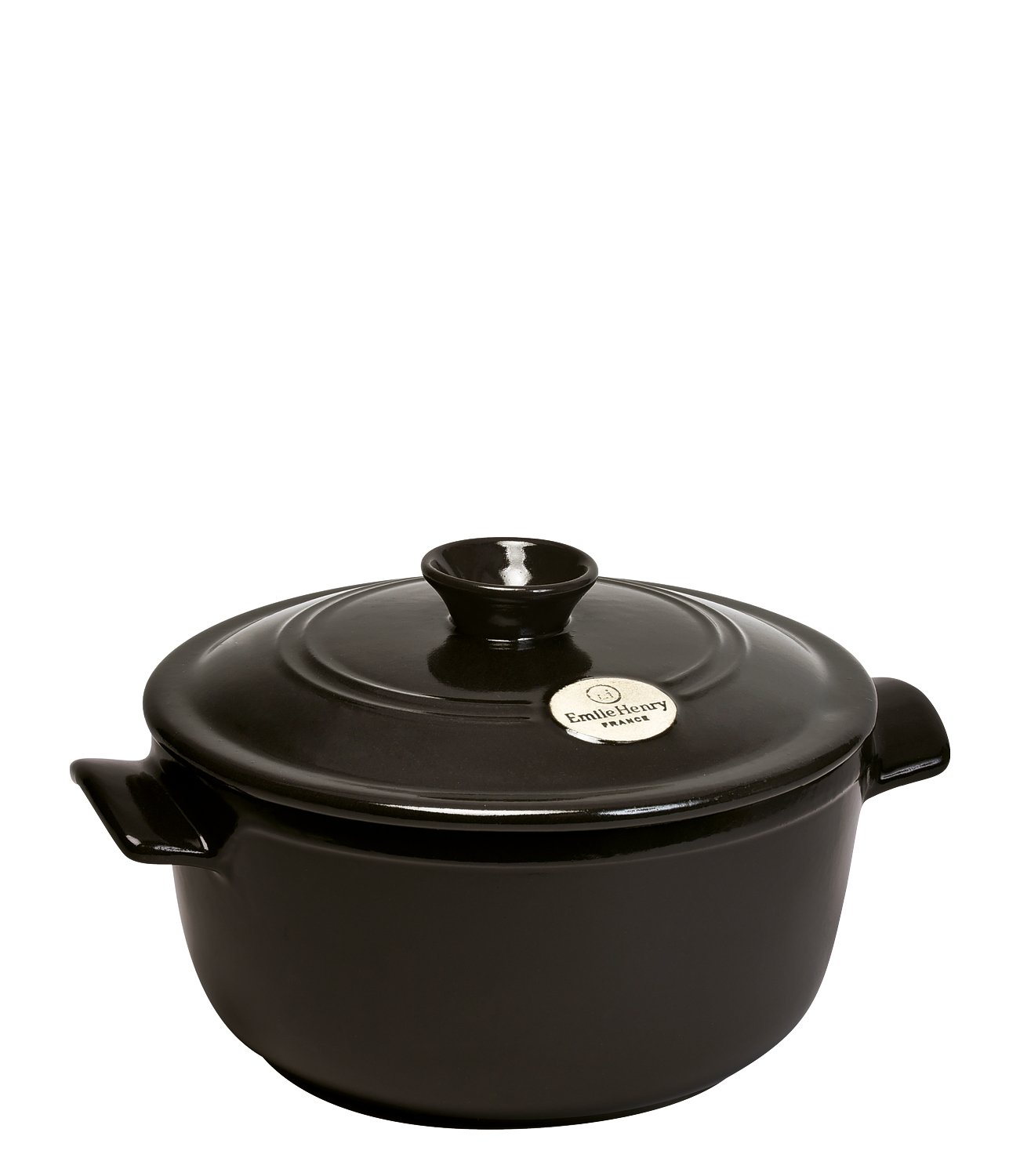 Emile Henry EH794525 Cocotte Tonda, Carbone