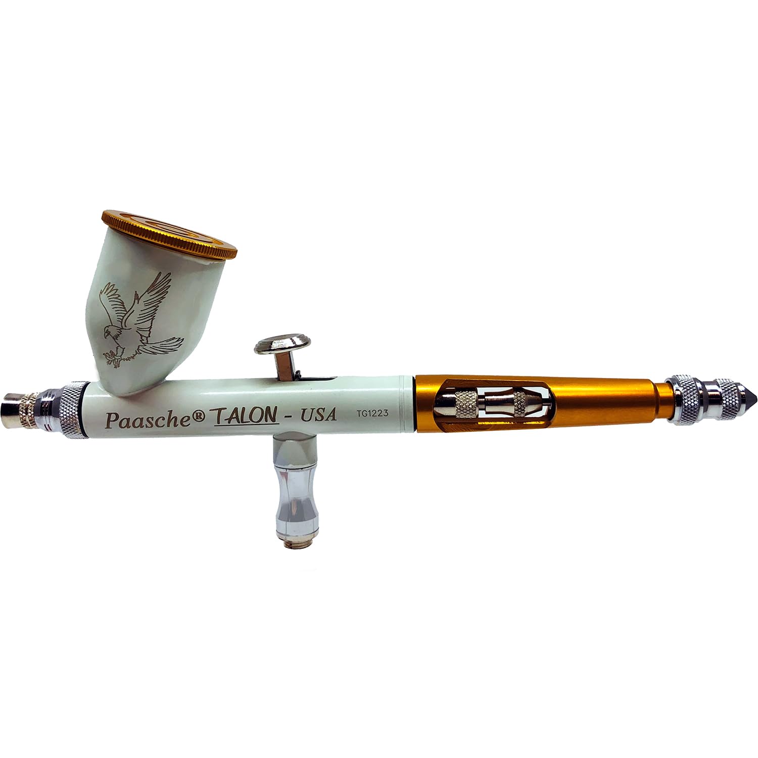 Paasche Cerakote Coated Airbrush Aerografo, Metallo, Bianco