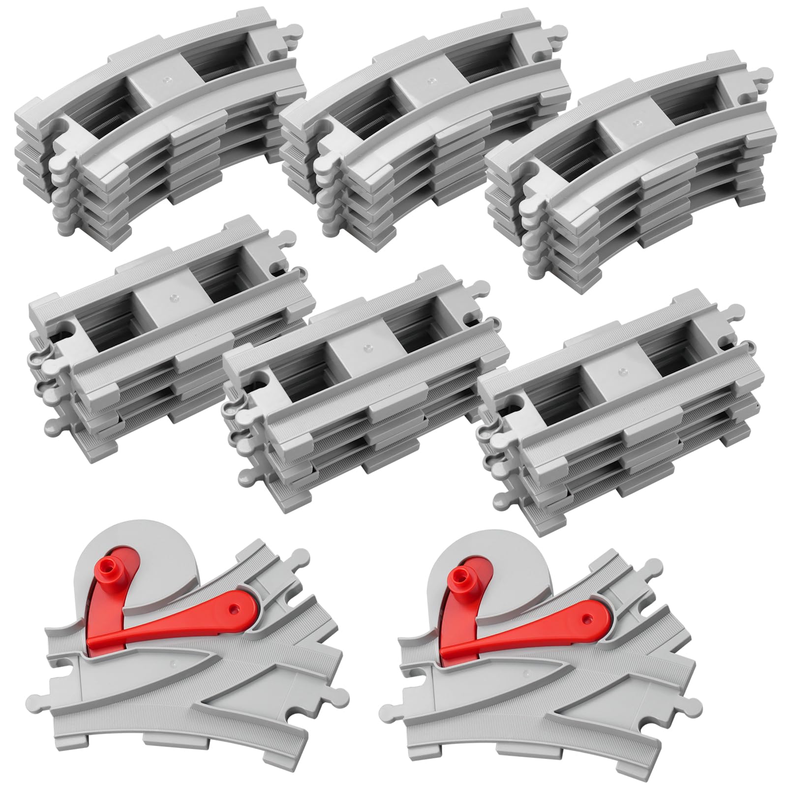 hocadon 48 pezzi City Binari Treno Set di Espansione