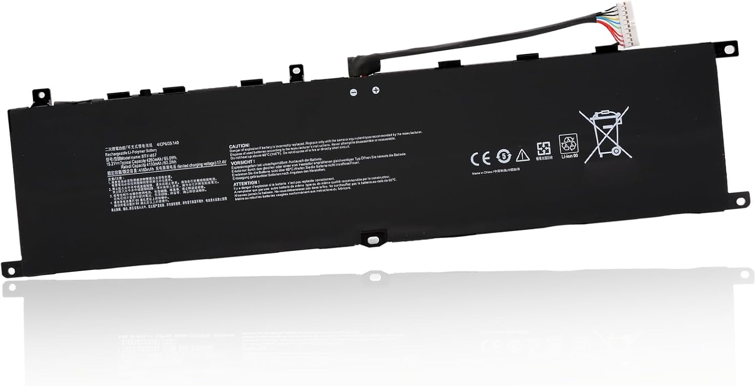 Blesys BTY-M57 Batteria 65Wh per MSI GP66 GP76 Leopard - immagine 1