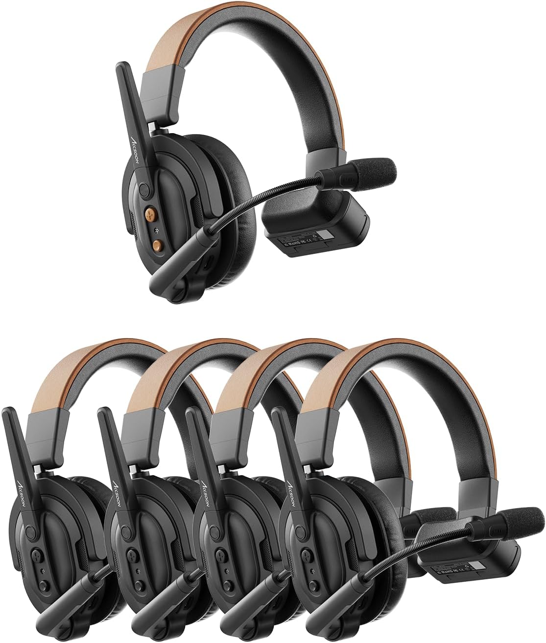 Accsoon Kit CoMo SE 1H4R - Cuffie Interfono Wireless - immagine 3