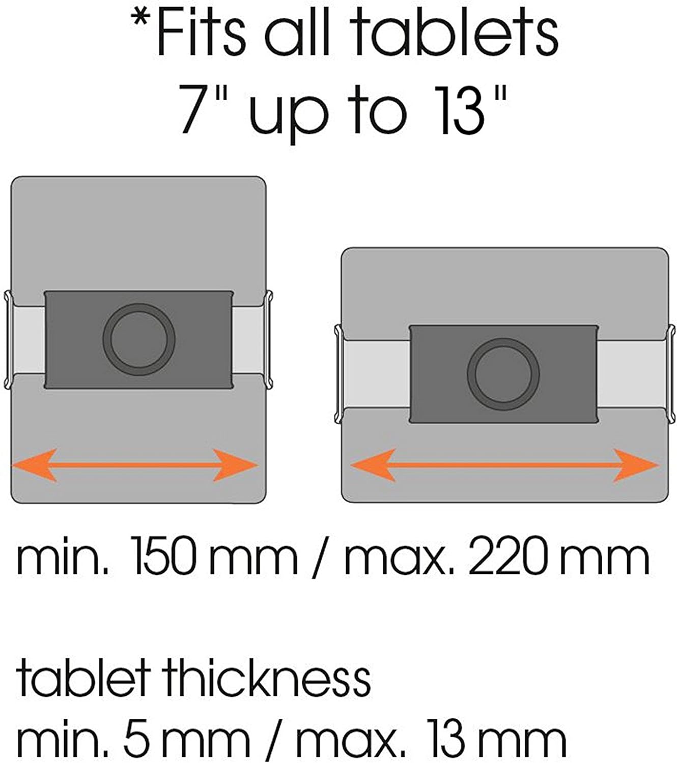 Vogel's TMS 1020, Supporto tablet per auto, Universale - immagine 5