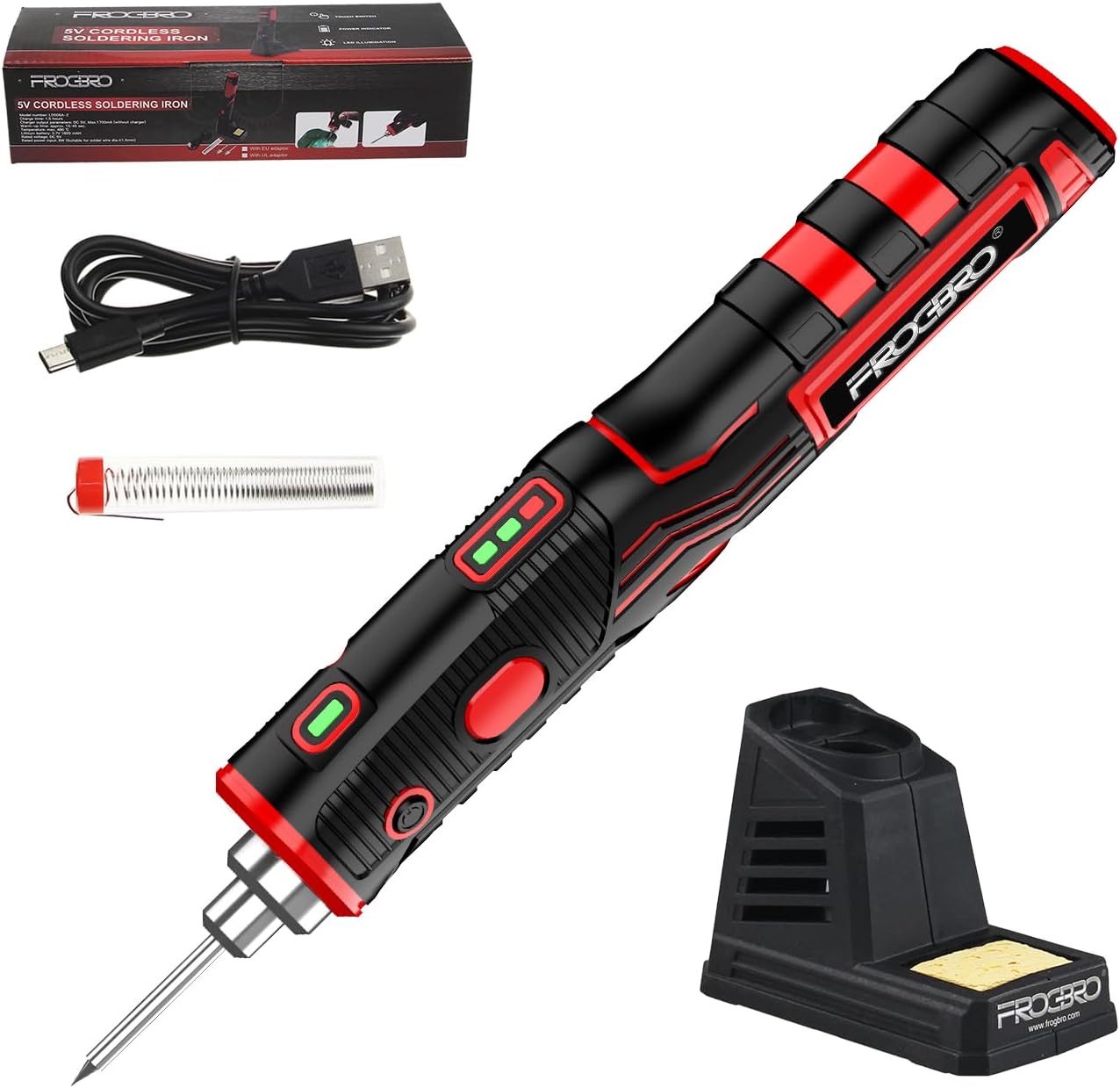 Frogbro Kit Saldatore Cordless 11W 2500mAh